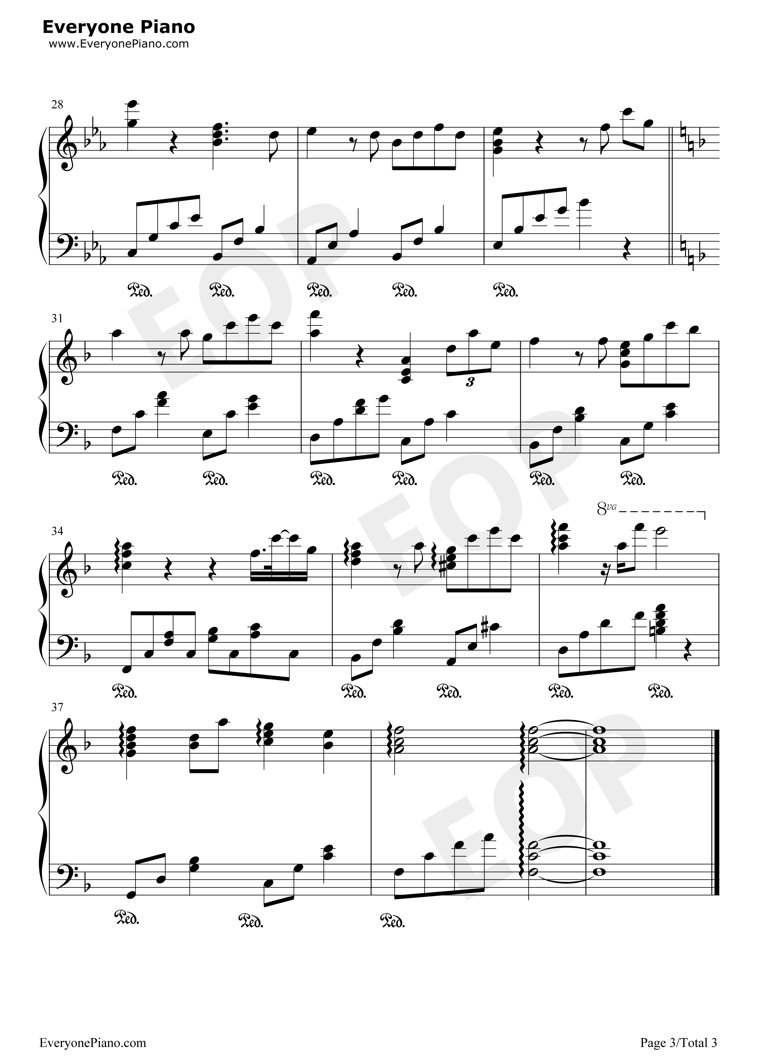 从群里传来的琴声钢琴谱_初学者_