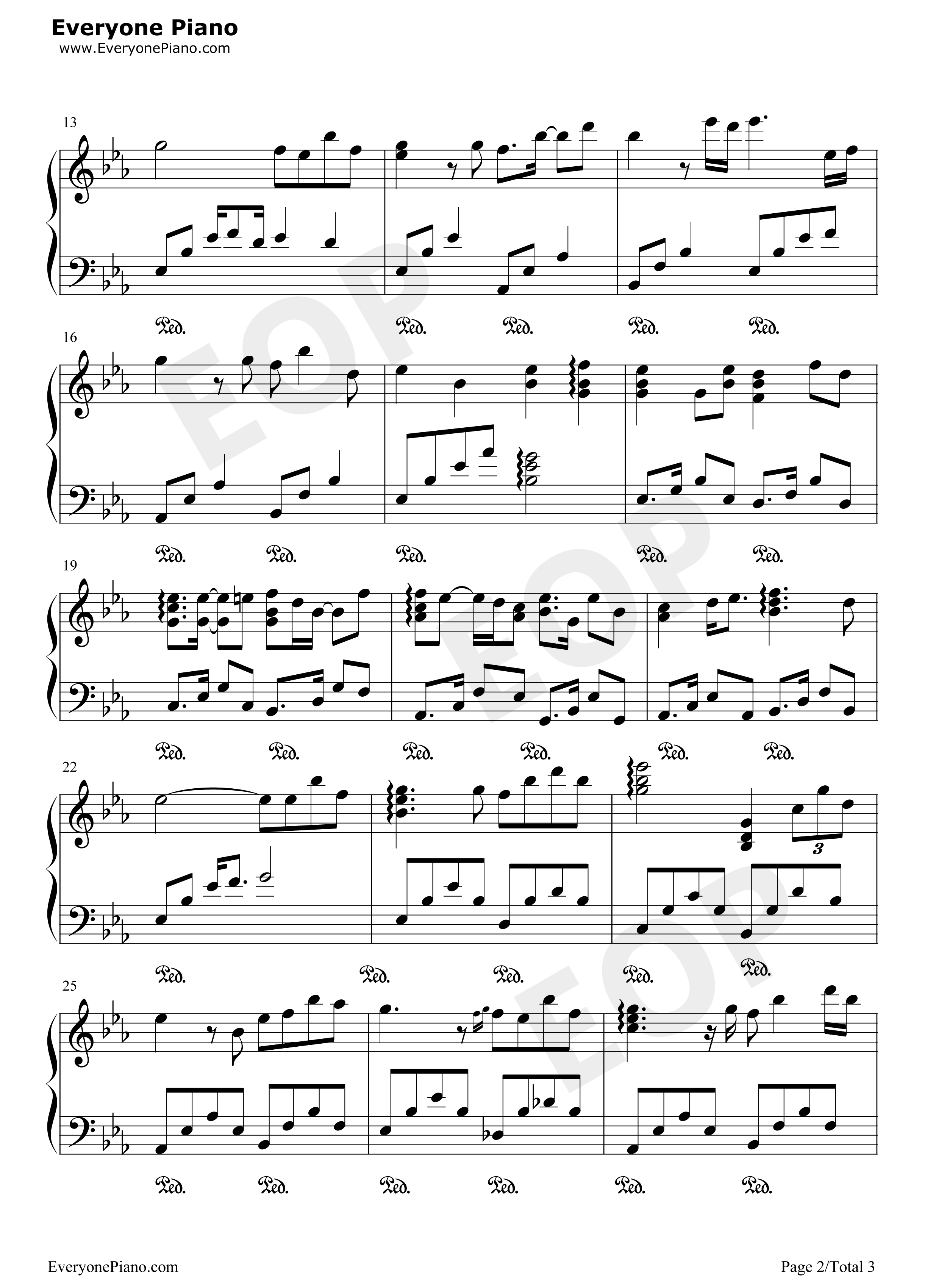 从群里传来的琴声钢琴谱_初学者_