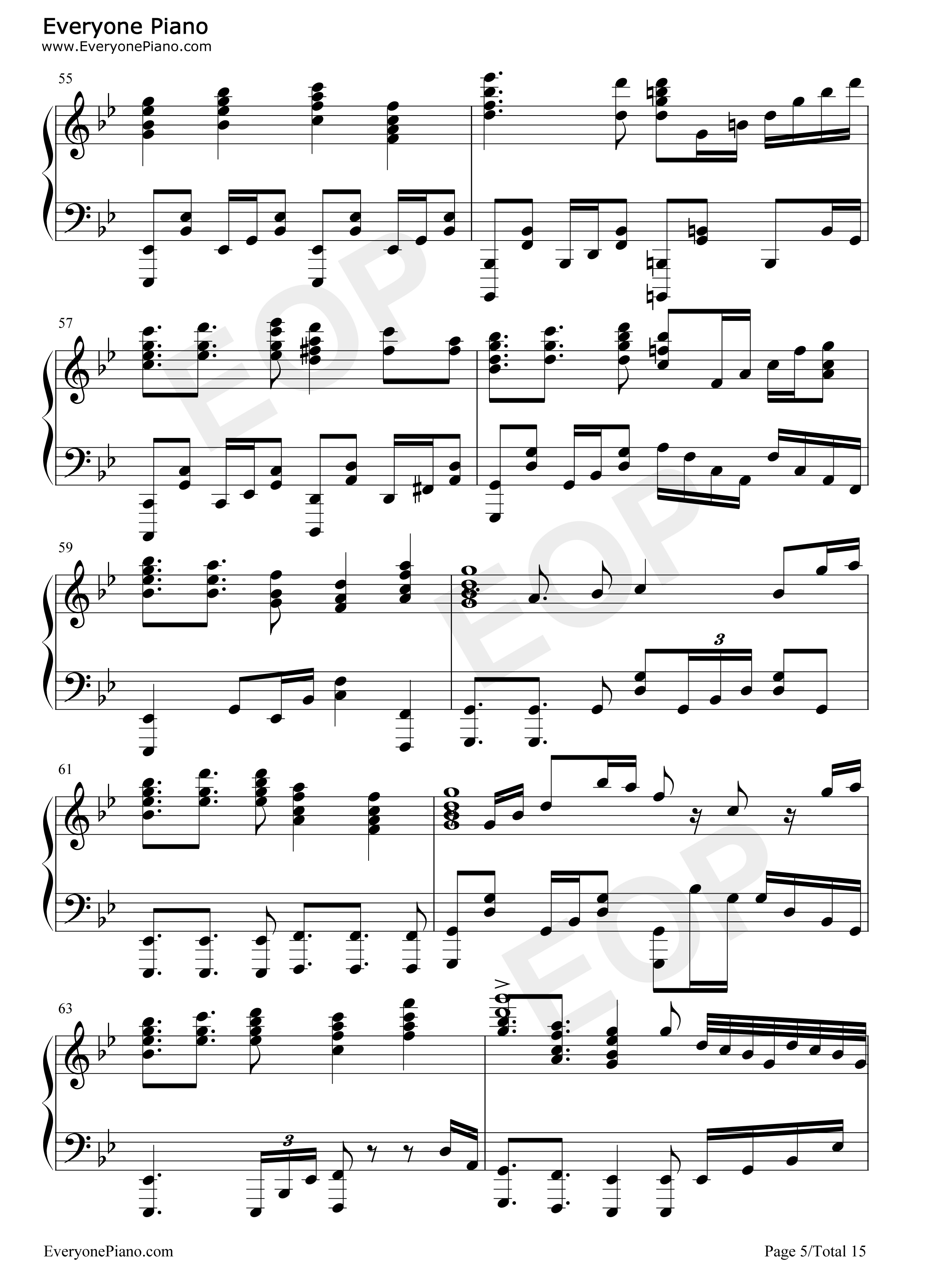 FIRE_BIRD钢琴谱_Roselia