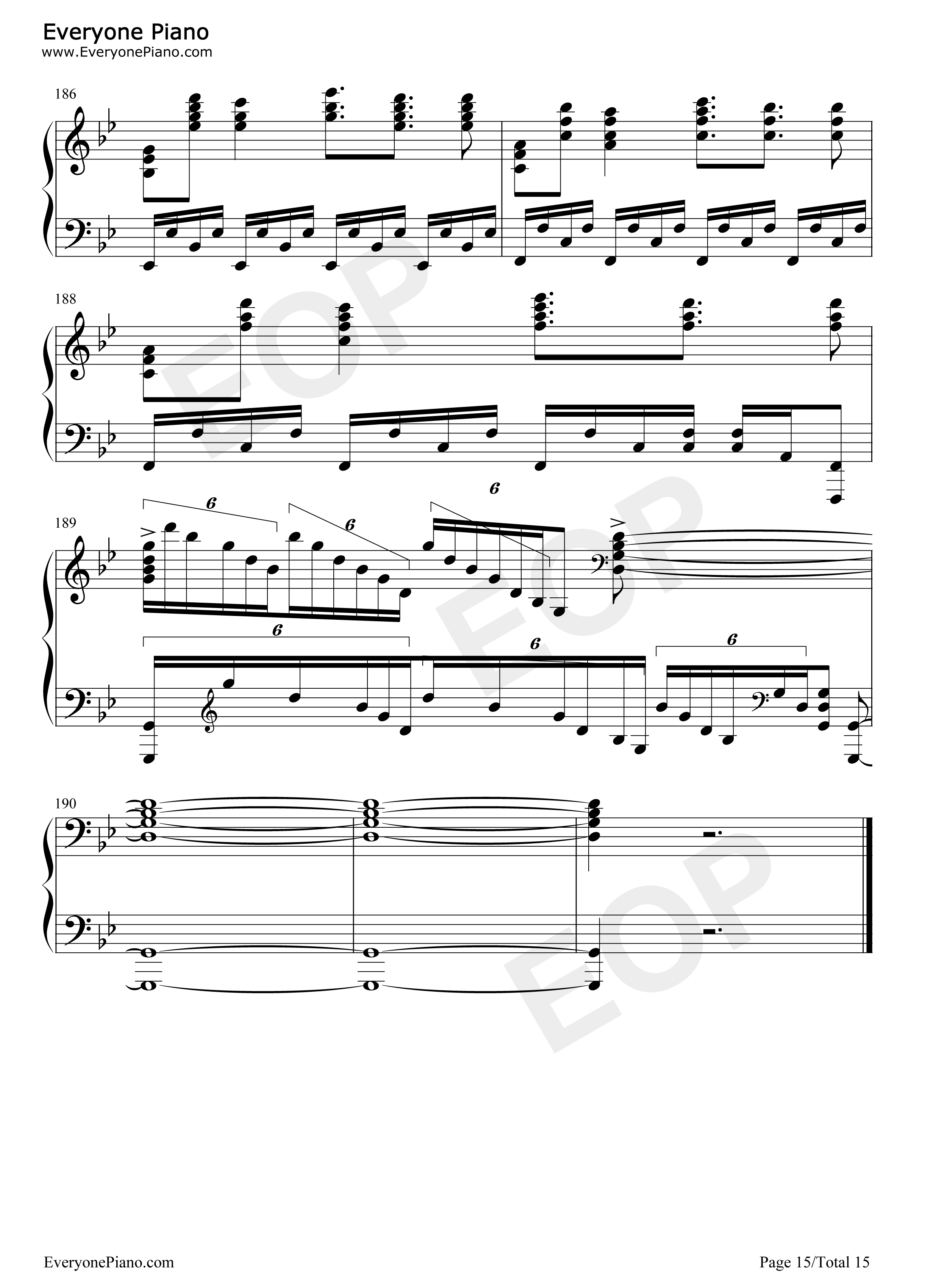 FIRE_BIRD钢琴谱_Roselia