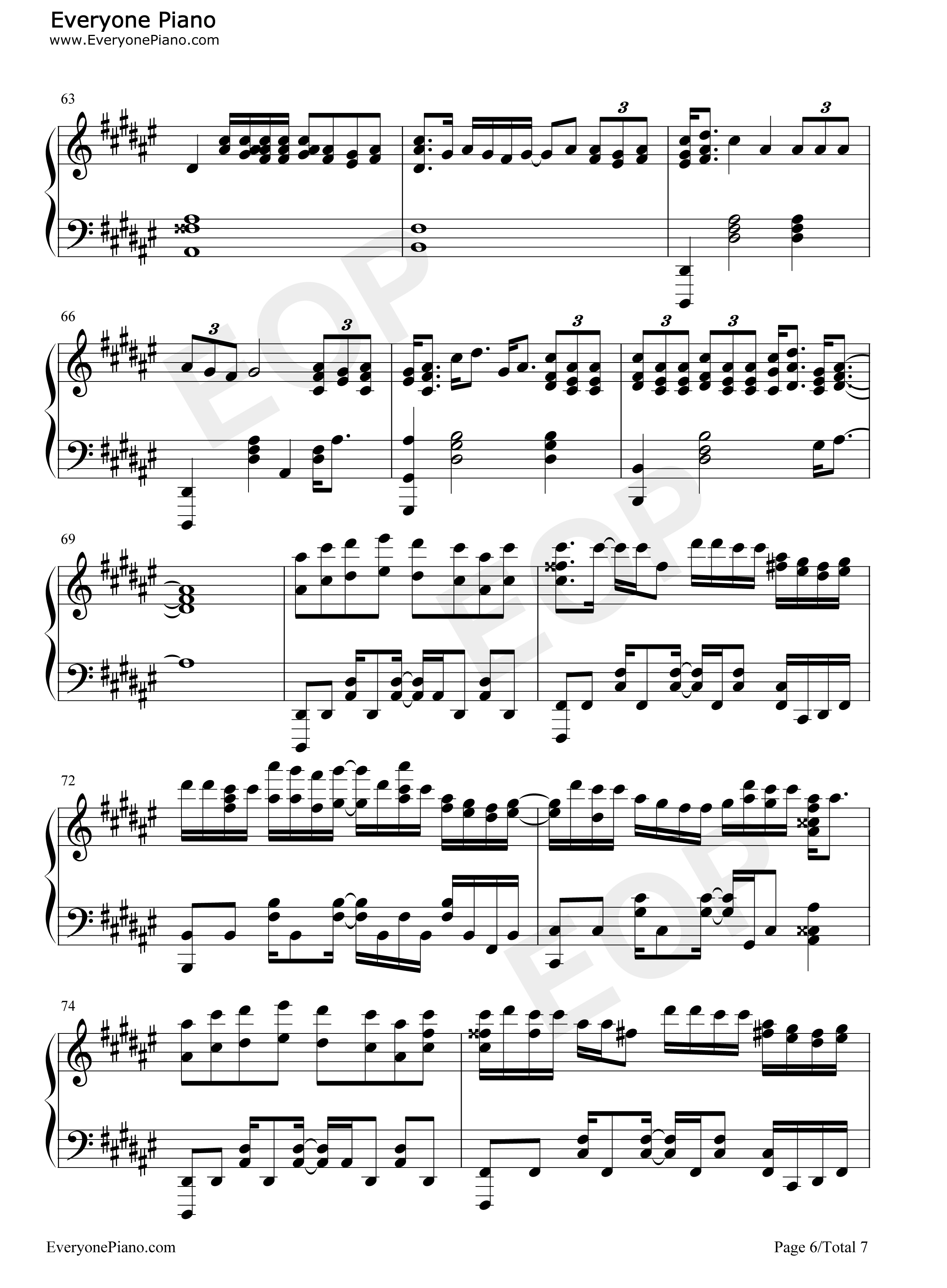 无感钢琴谱_王一博