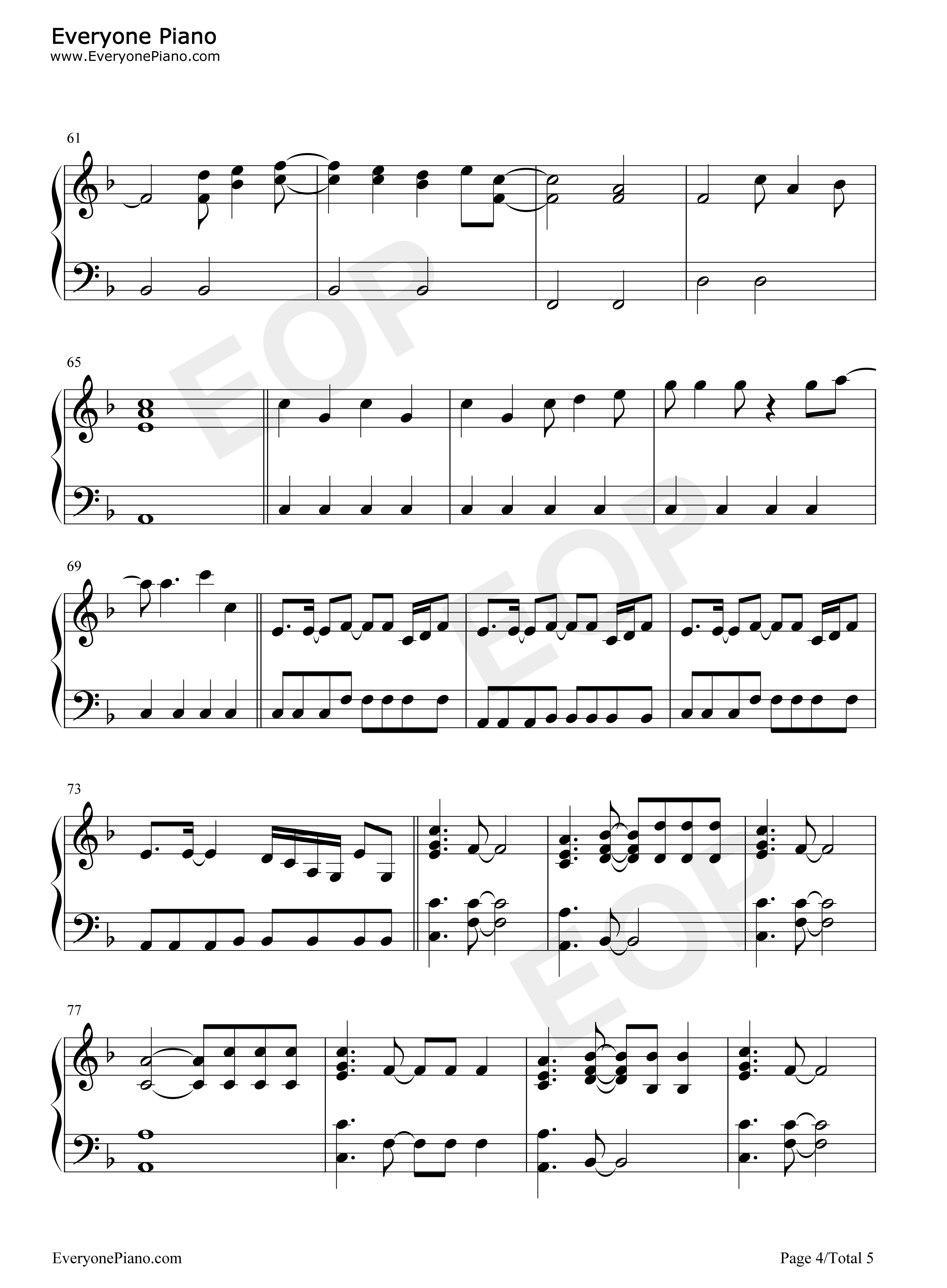 Treat_People_With_Kindness钢琴谱_Harry_Styles