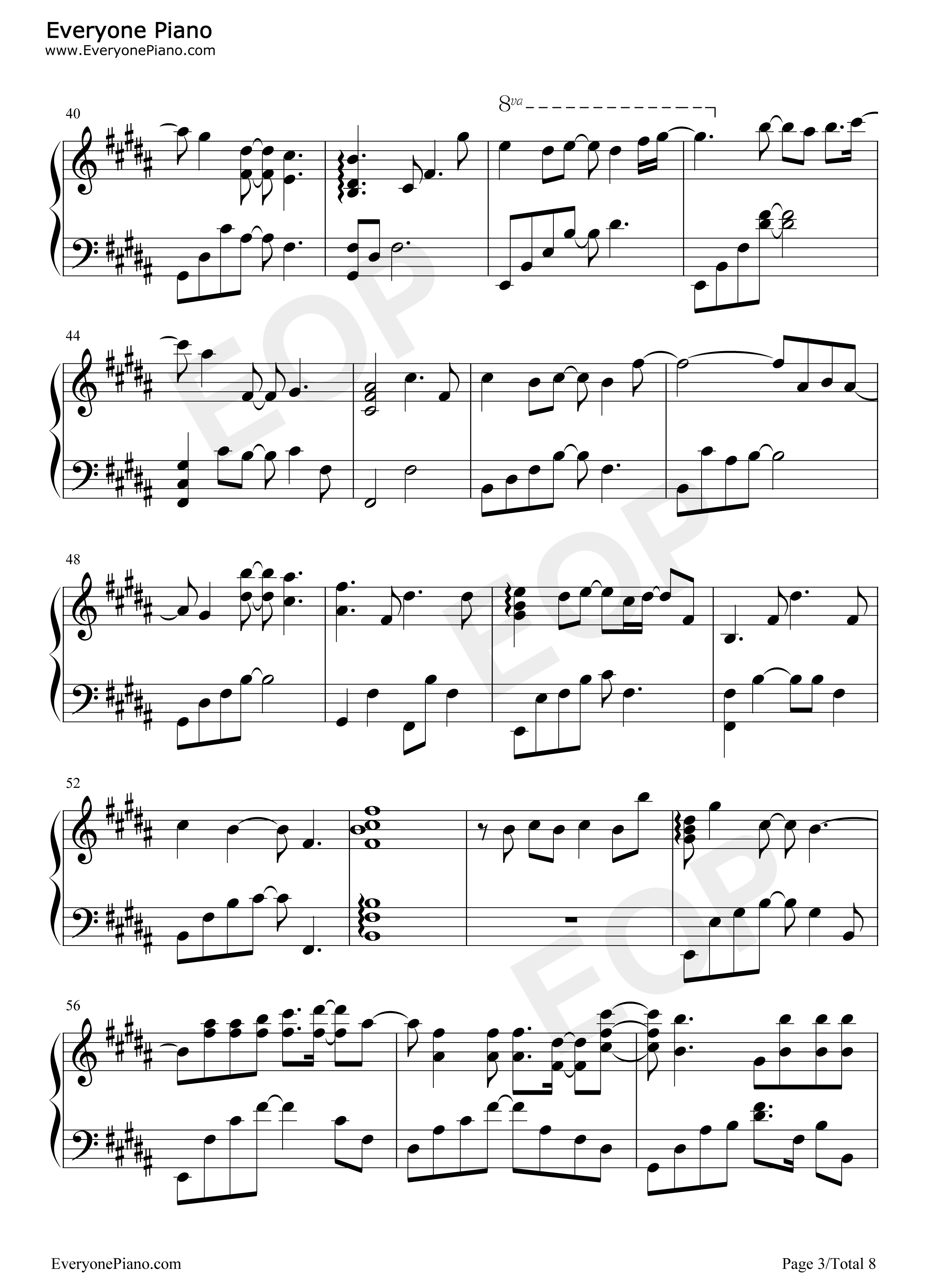 聊表心意钢琴谱_薛之谦_刘惜君