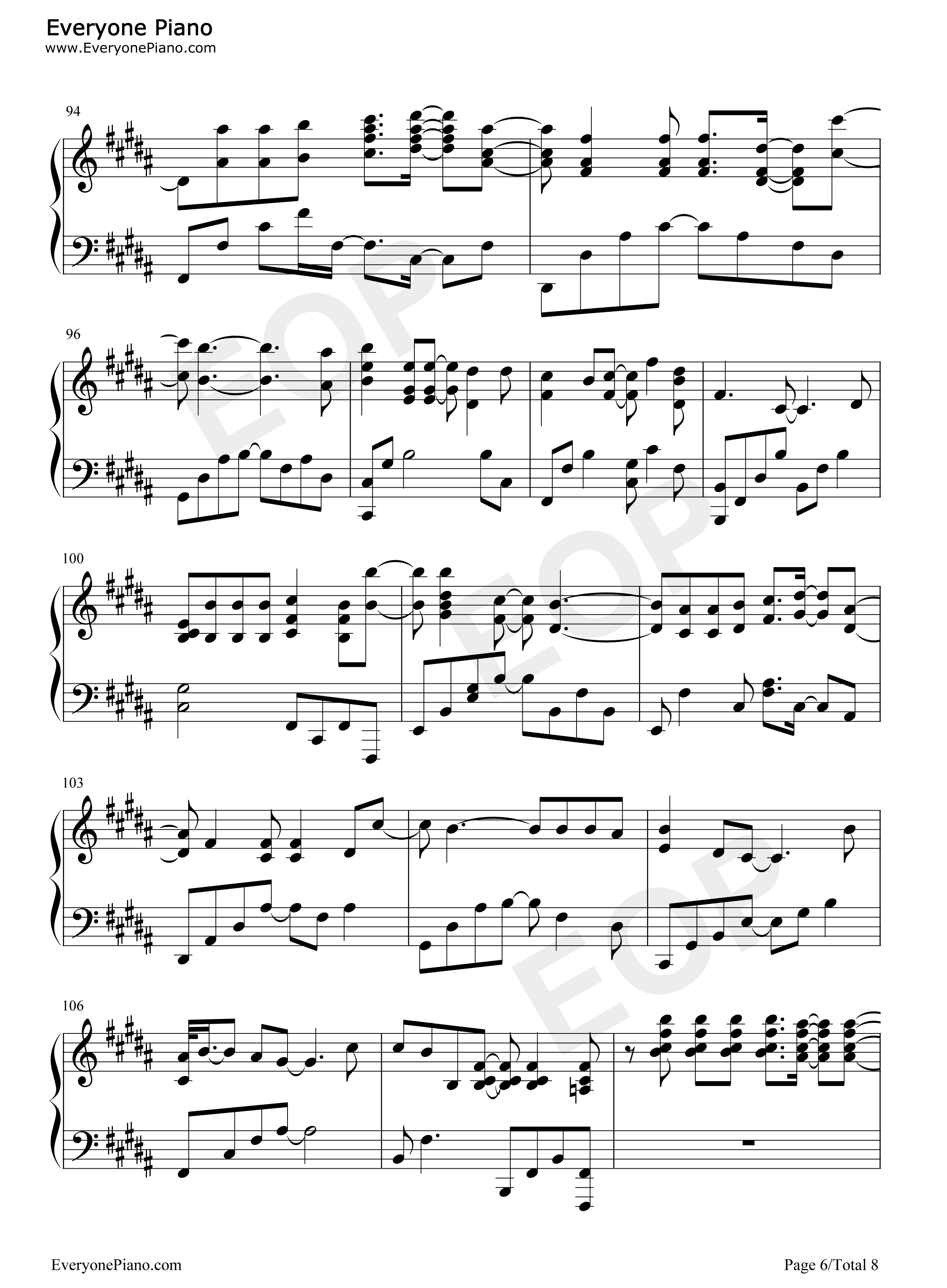 聊表心意钢琴谱_薛之谦_刘惜君