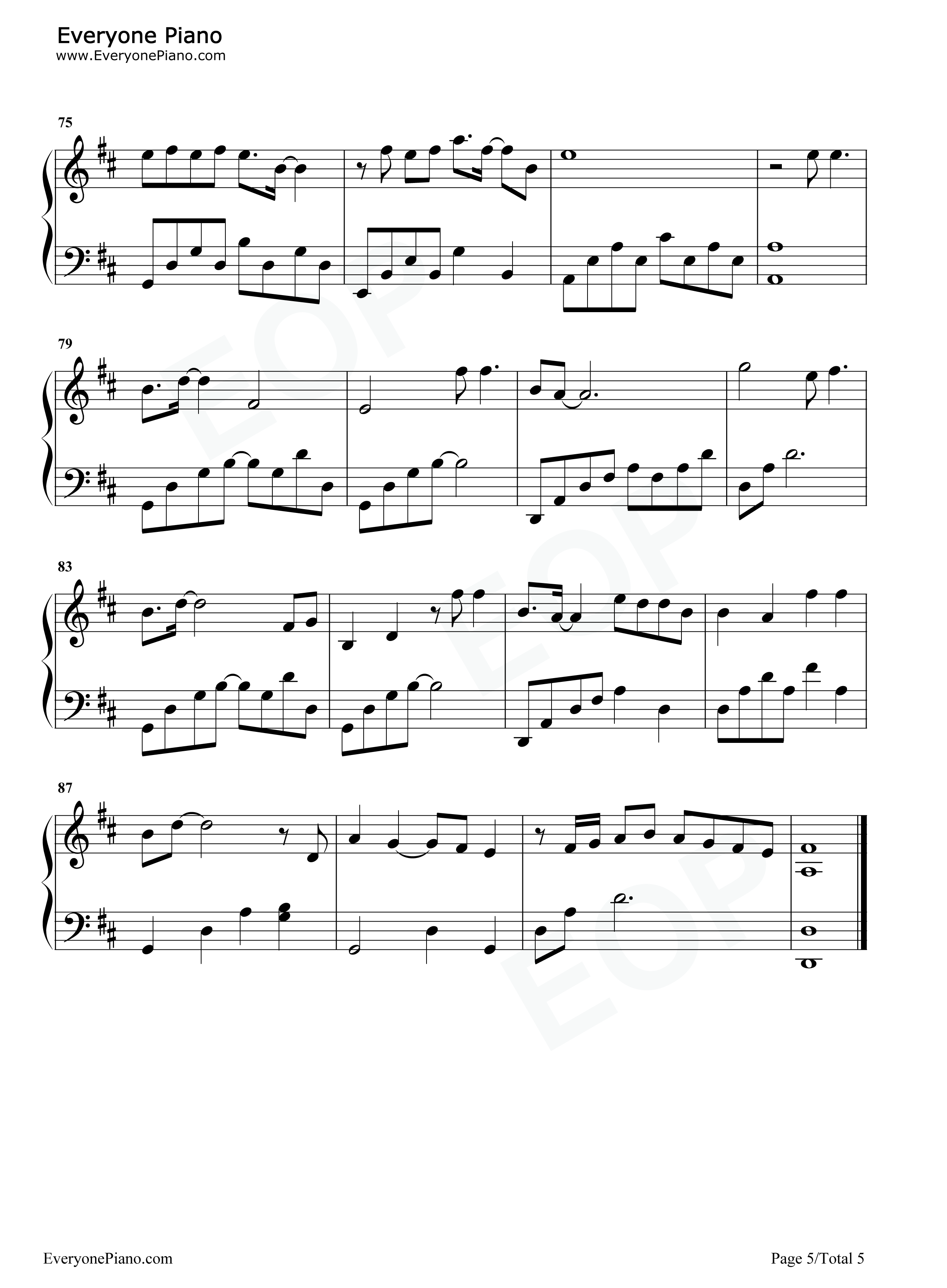 悬日钢琴谱_田馥甄