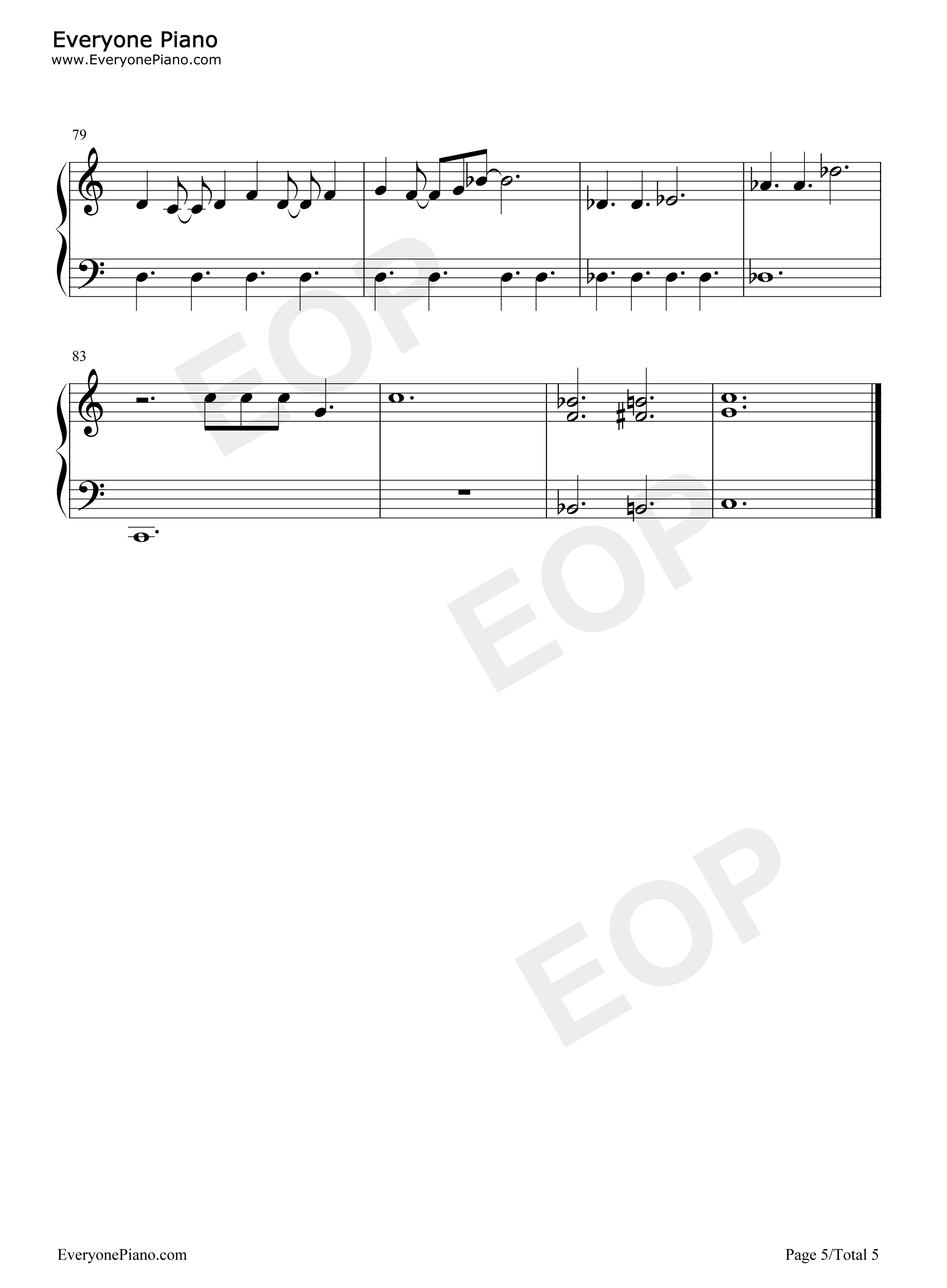 Into_the_Unknown钢琴谱_Idina_Menzel_Aurora