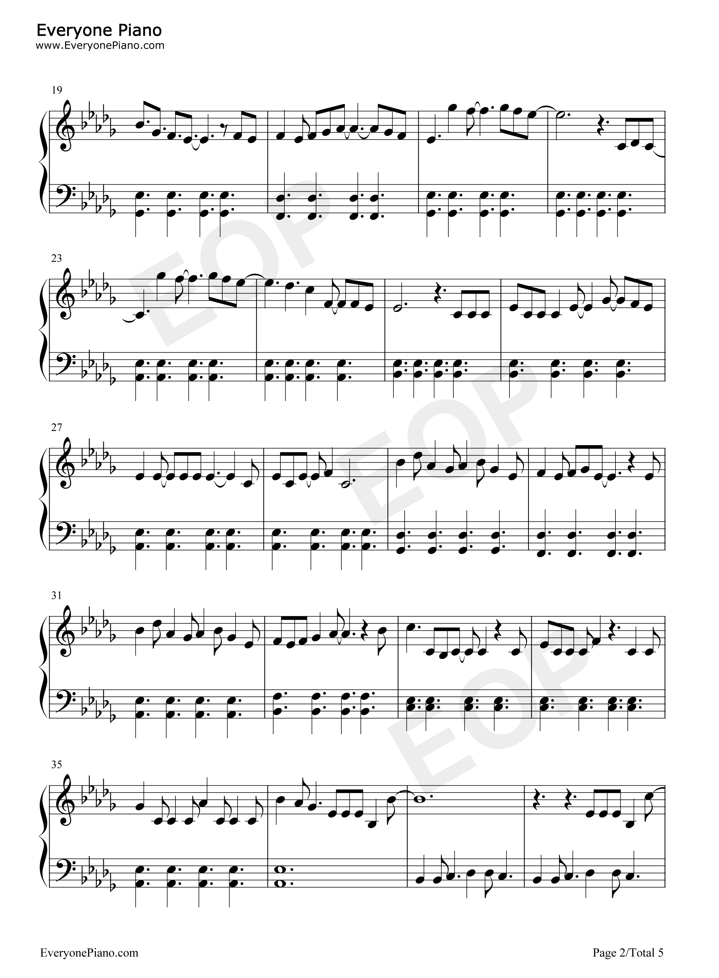 Into_the_Unknown钢琴谱_Idina_Menzel_Aurora