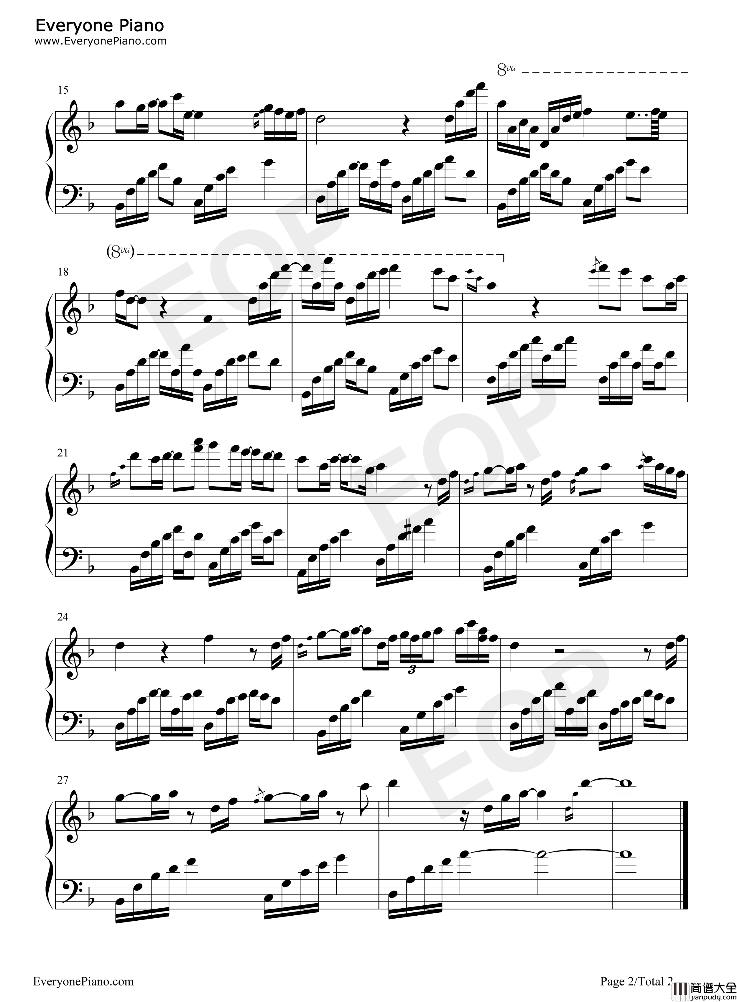 暗夜钢琴谱_夏小舟