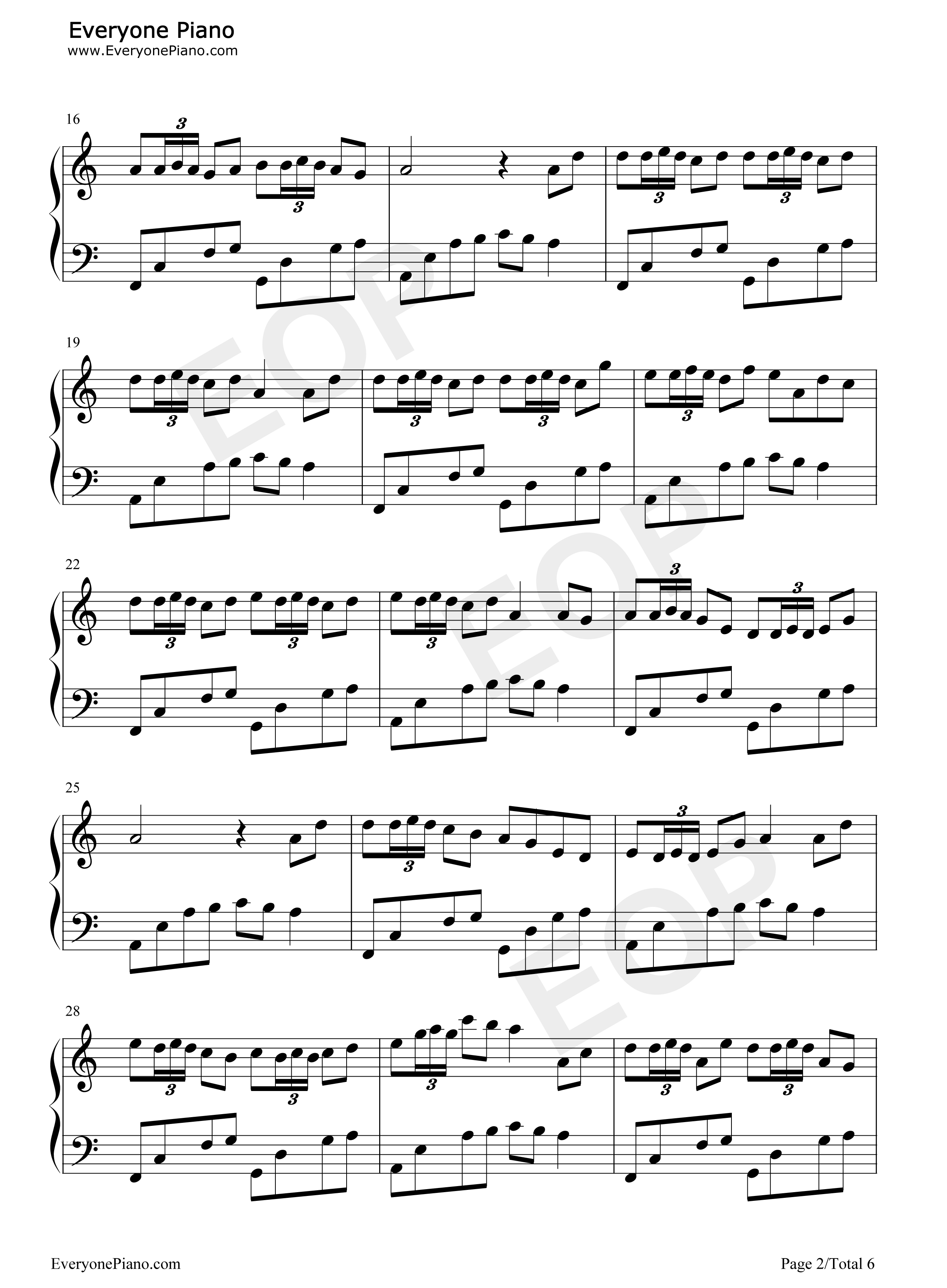 夜萤火虫和你钢琴谱_AniFace