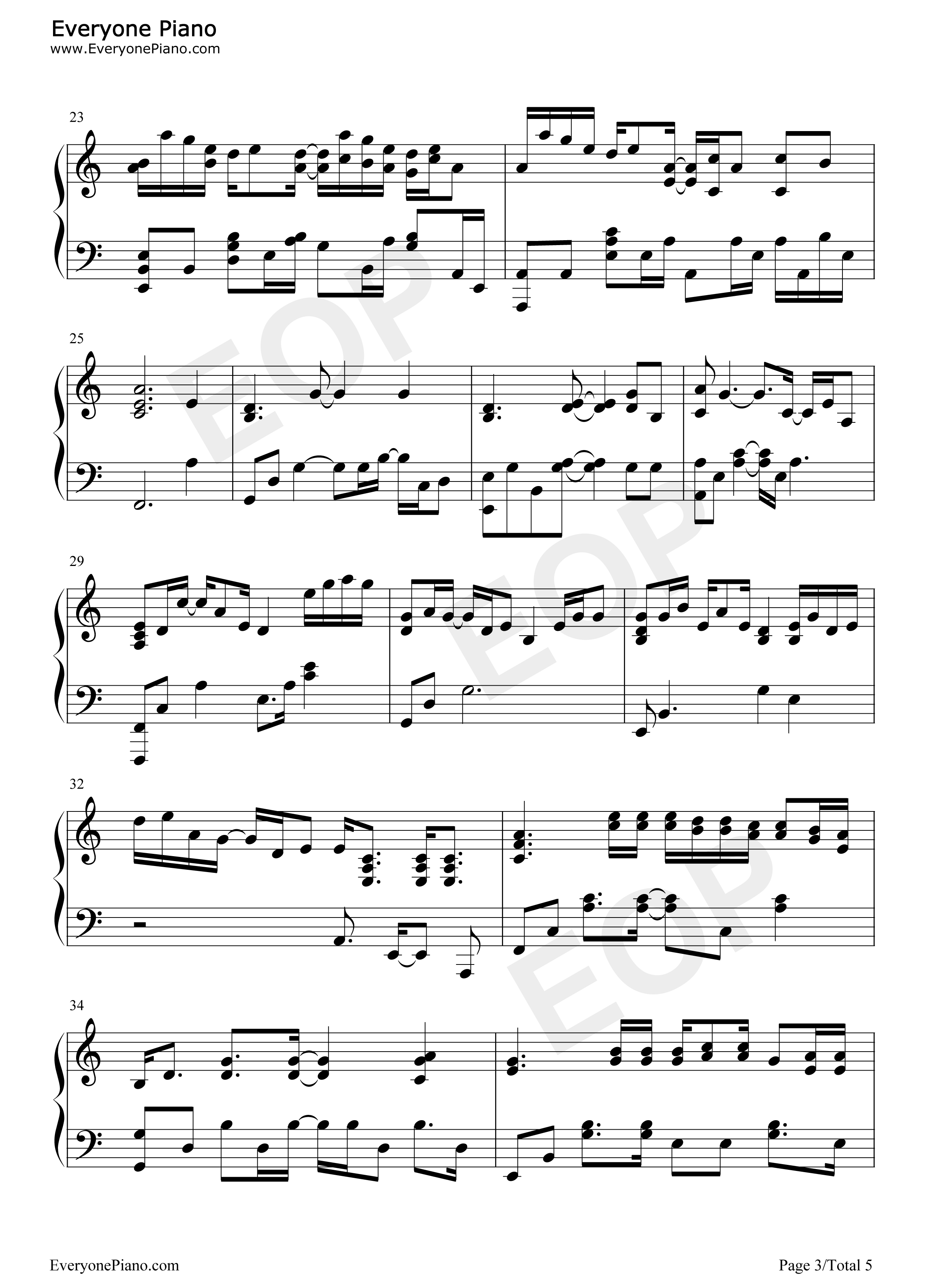 悬溺钢琴谱_葛东琪