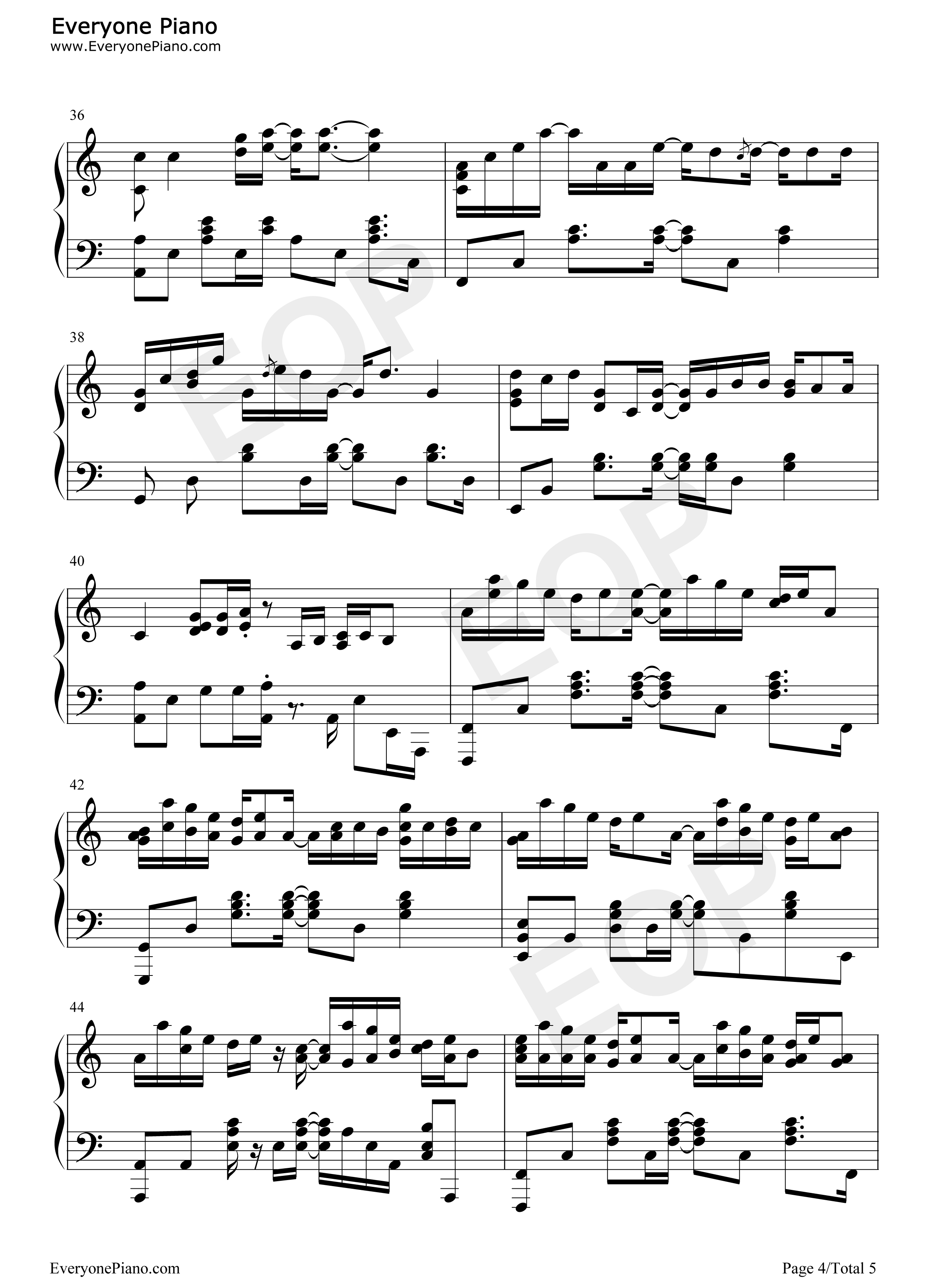 悬溺钢琴谱_葛东琪