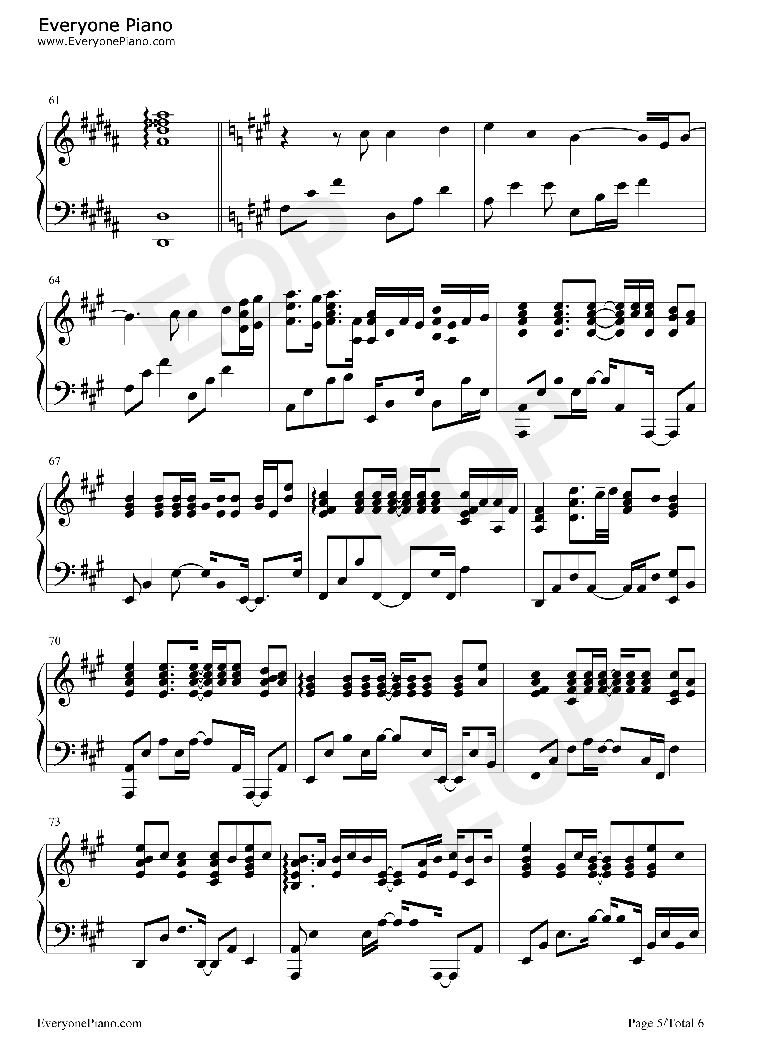 骂醒我钢琴谱_周汤豪