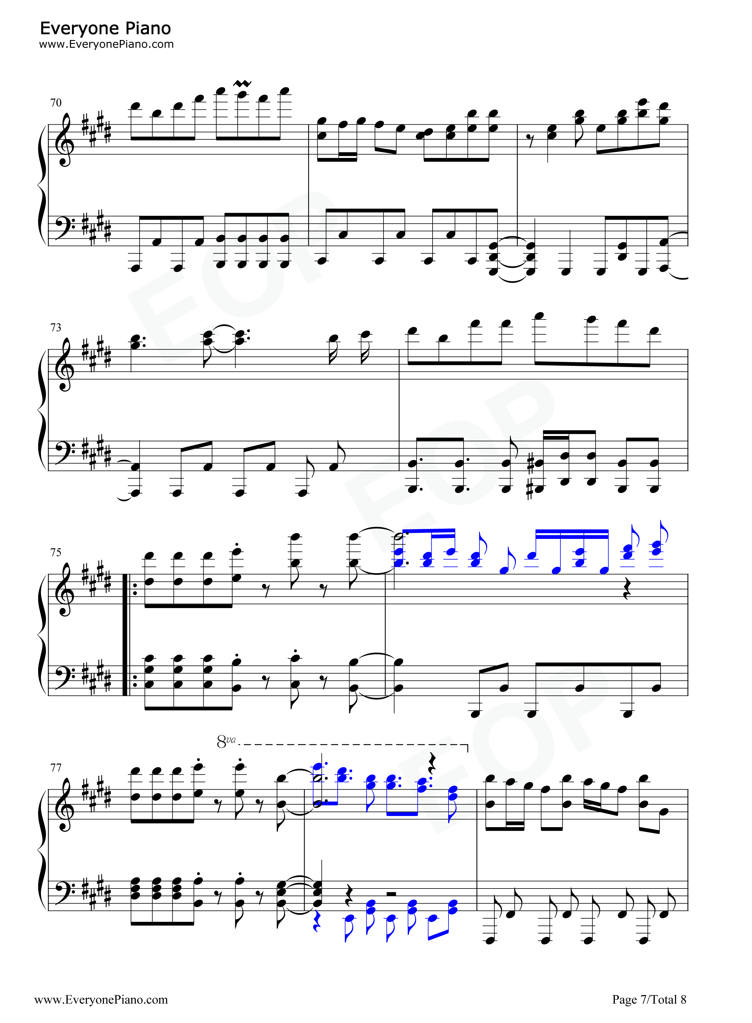 VALLIS钢琴谱_DJ_YOSHITAKA