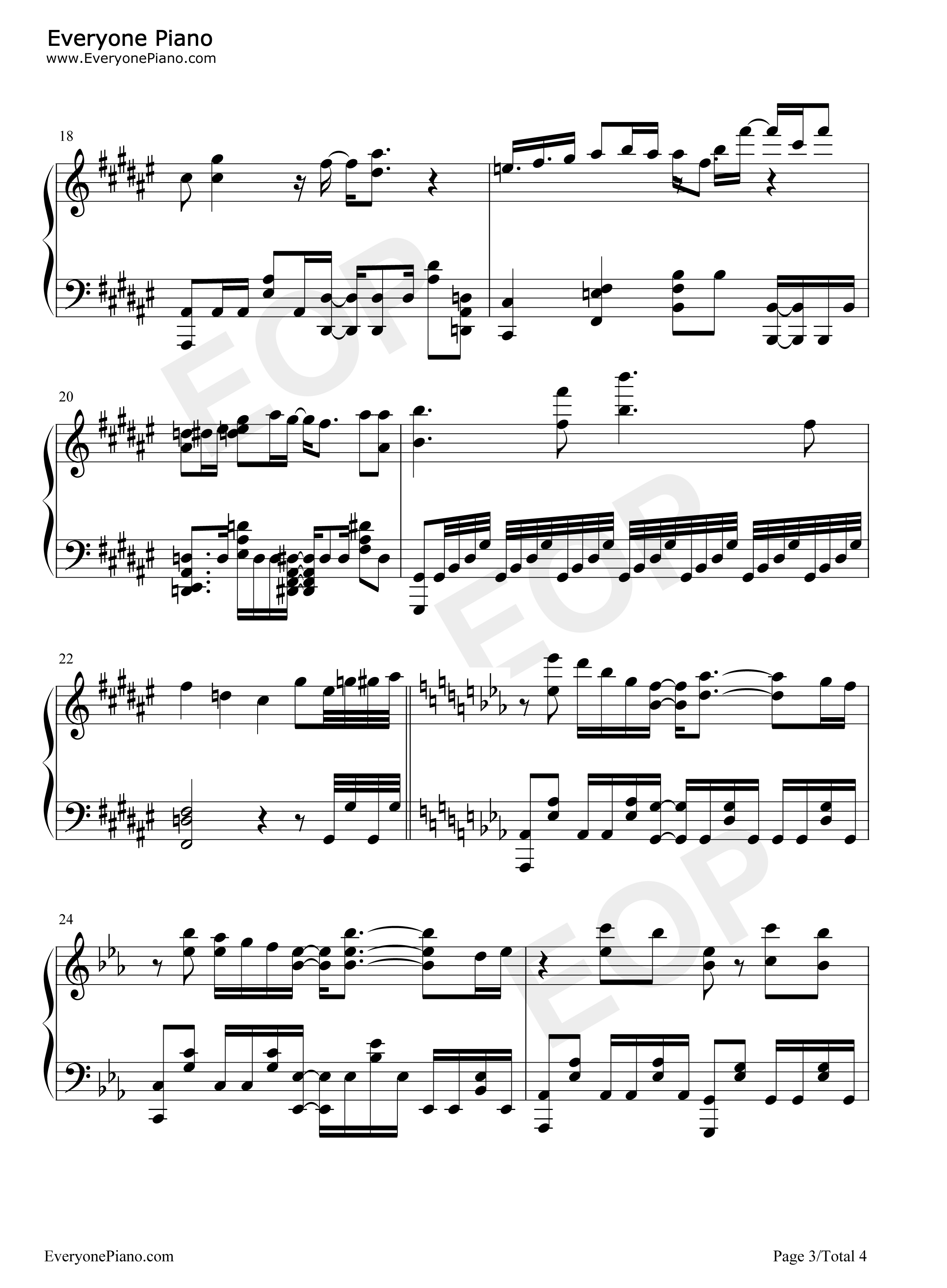 ごまかし钢琴谱_TrySail