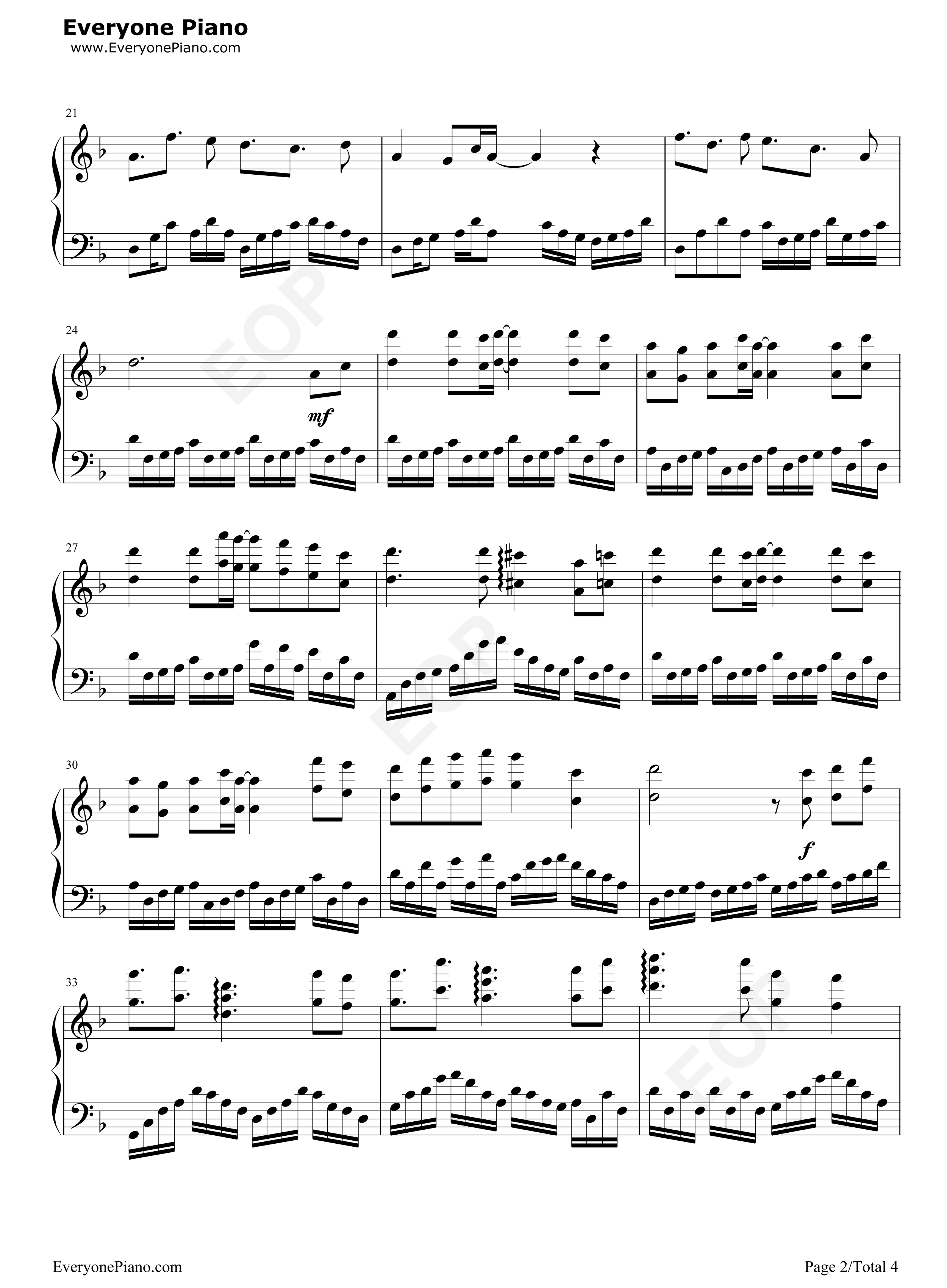 笔底知交钢琴谱_KBShinya_哦漏