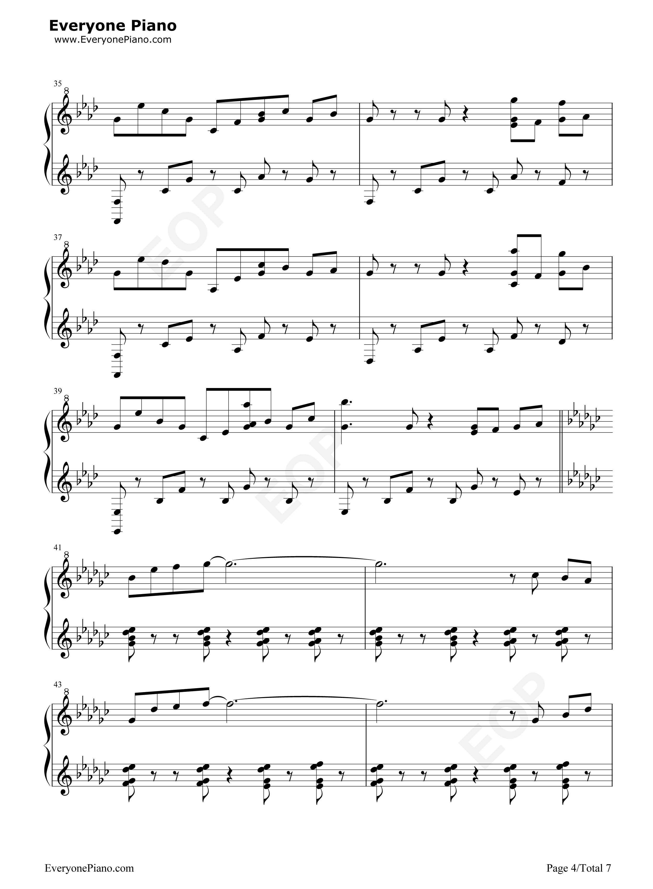 Butterfly钢琴谱_Rayark