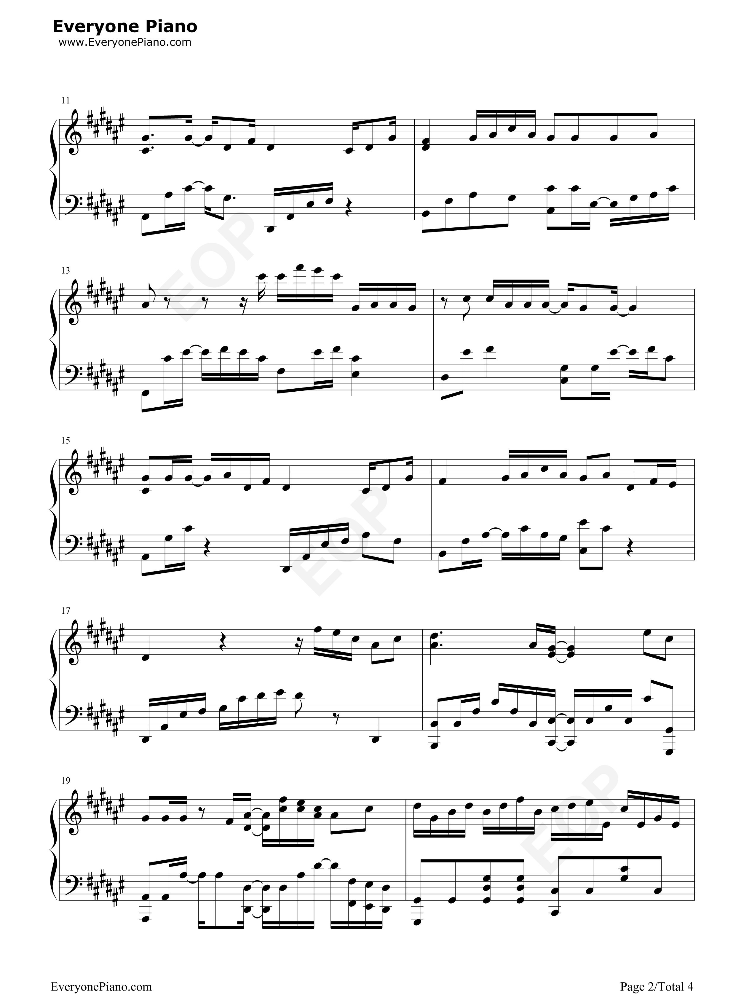 曲尽陈情钢琴谱_肖战