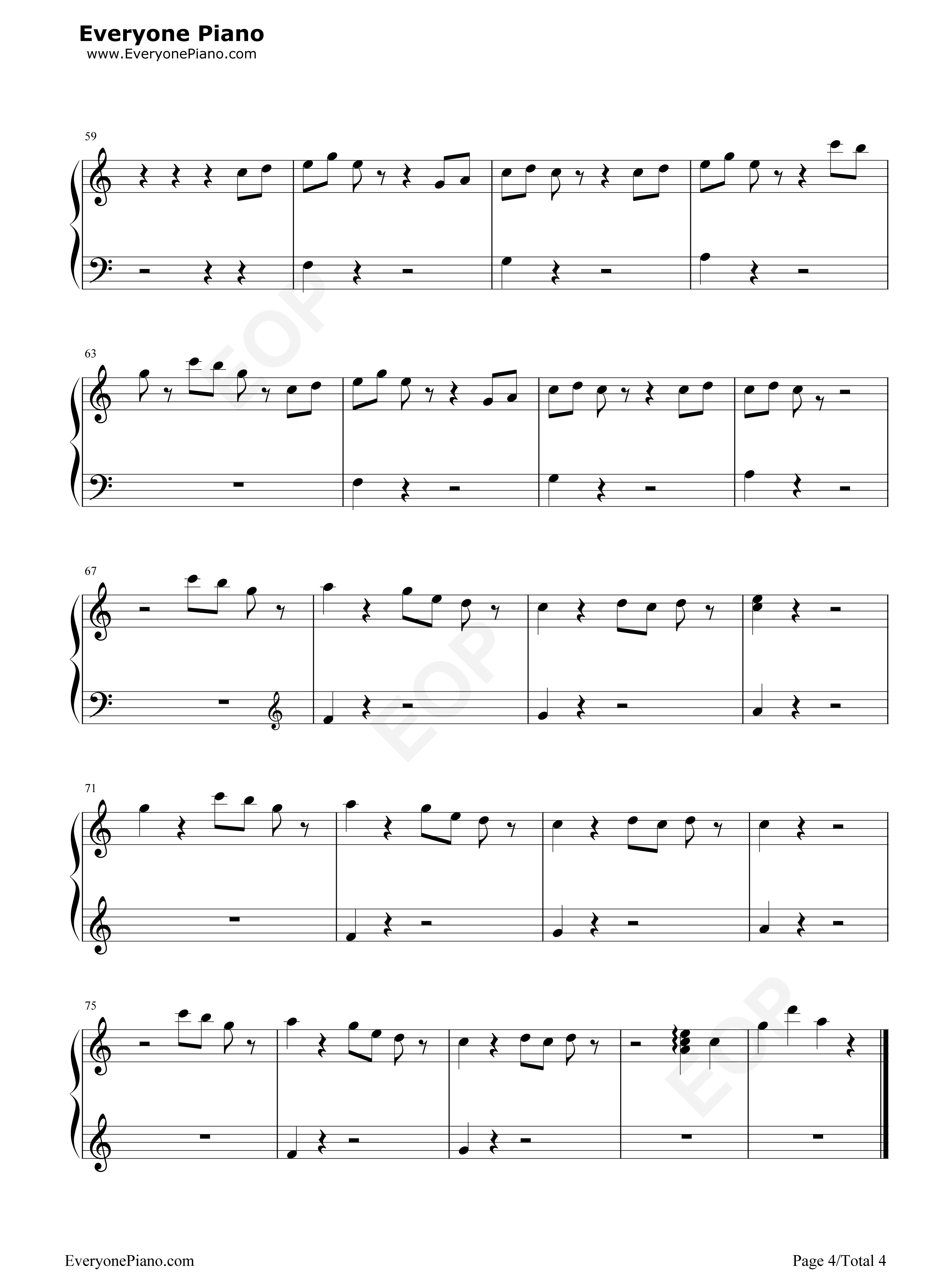 花火大会钢琴谱_Radwimps