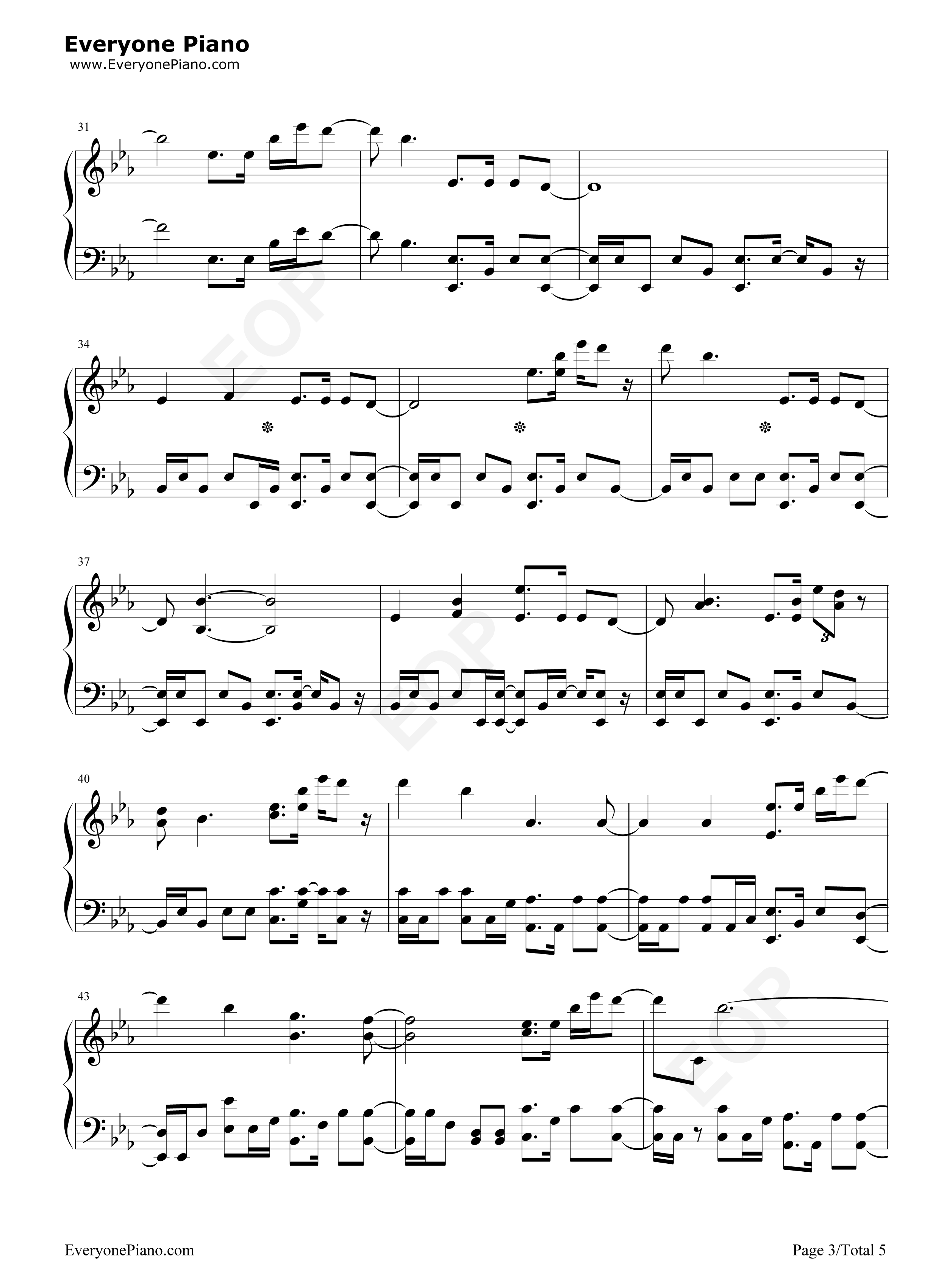 Over_the_Horizon钢琴谱_三星