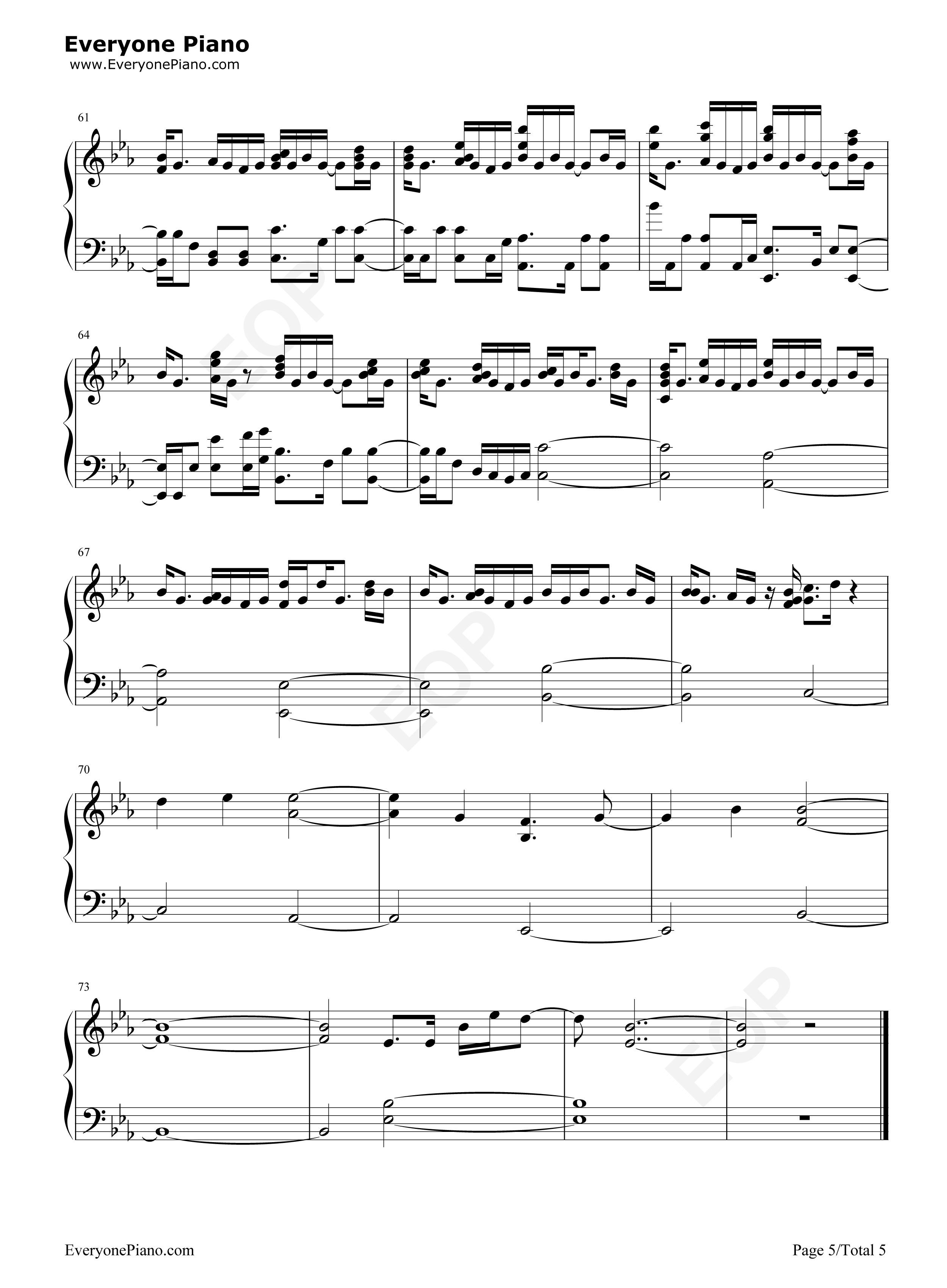 Over_the_Horizon钢琴谱_三星