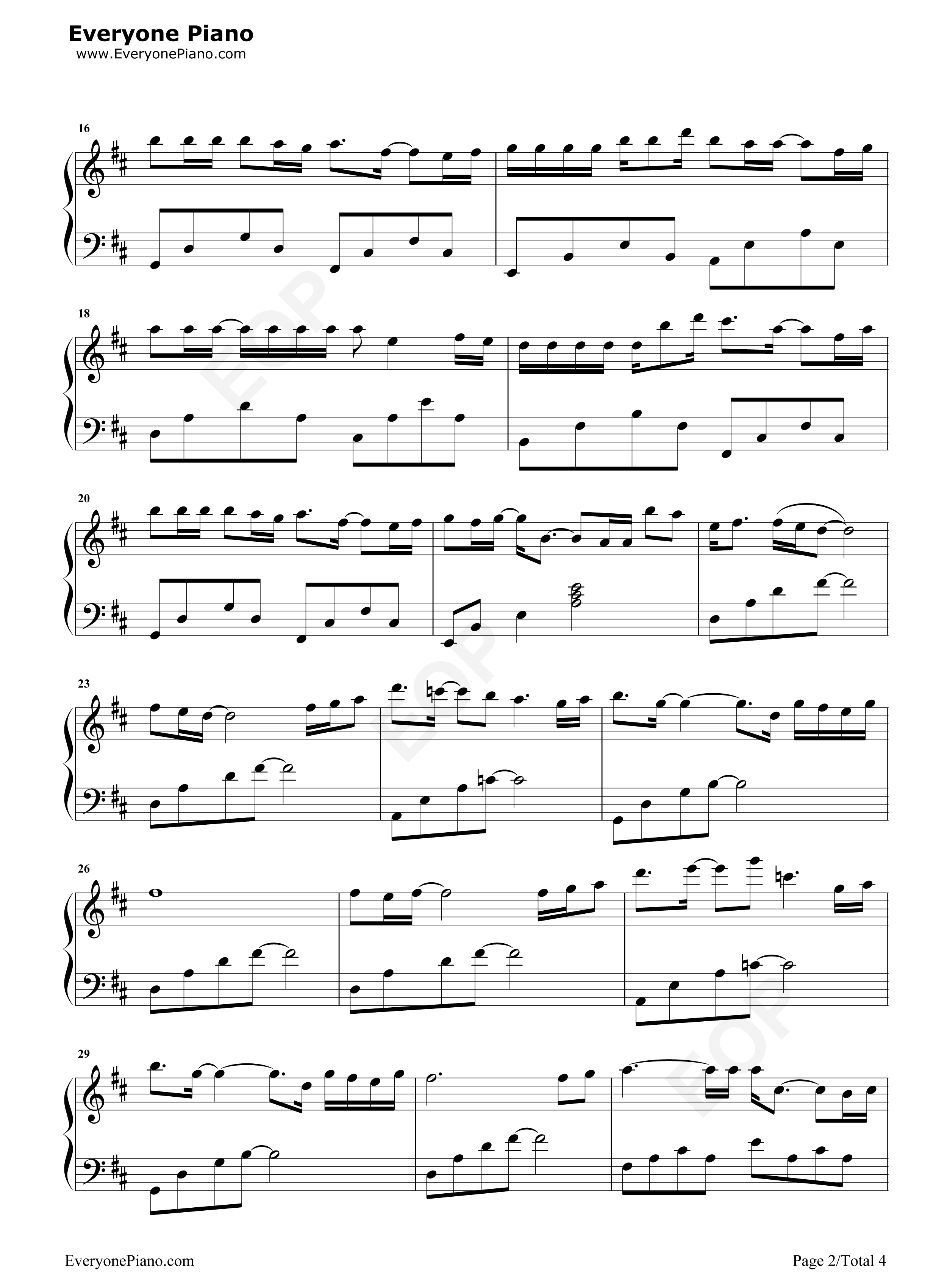 最好的我们钢琴谱_朱进_罗琳