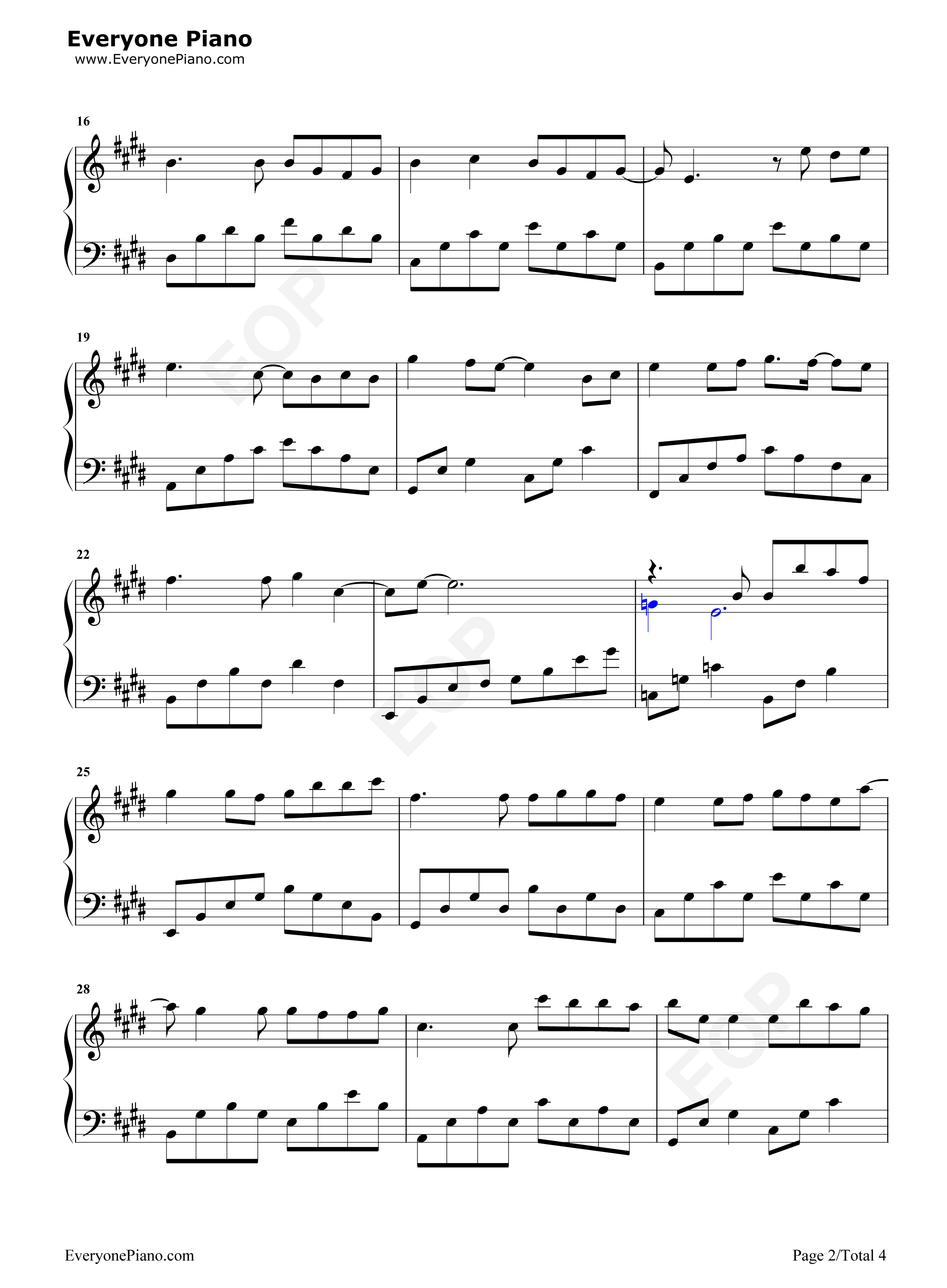 不安钢琴谱_庄心妍