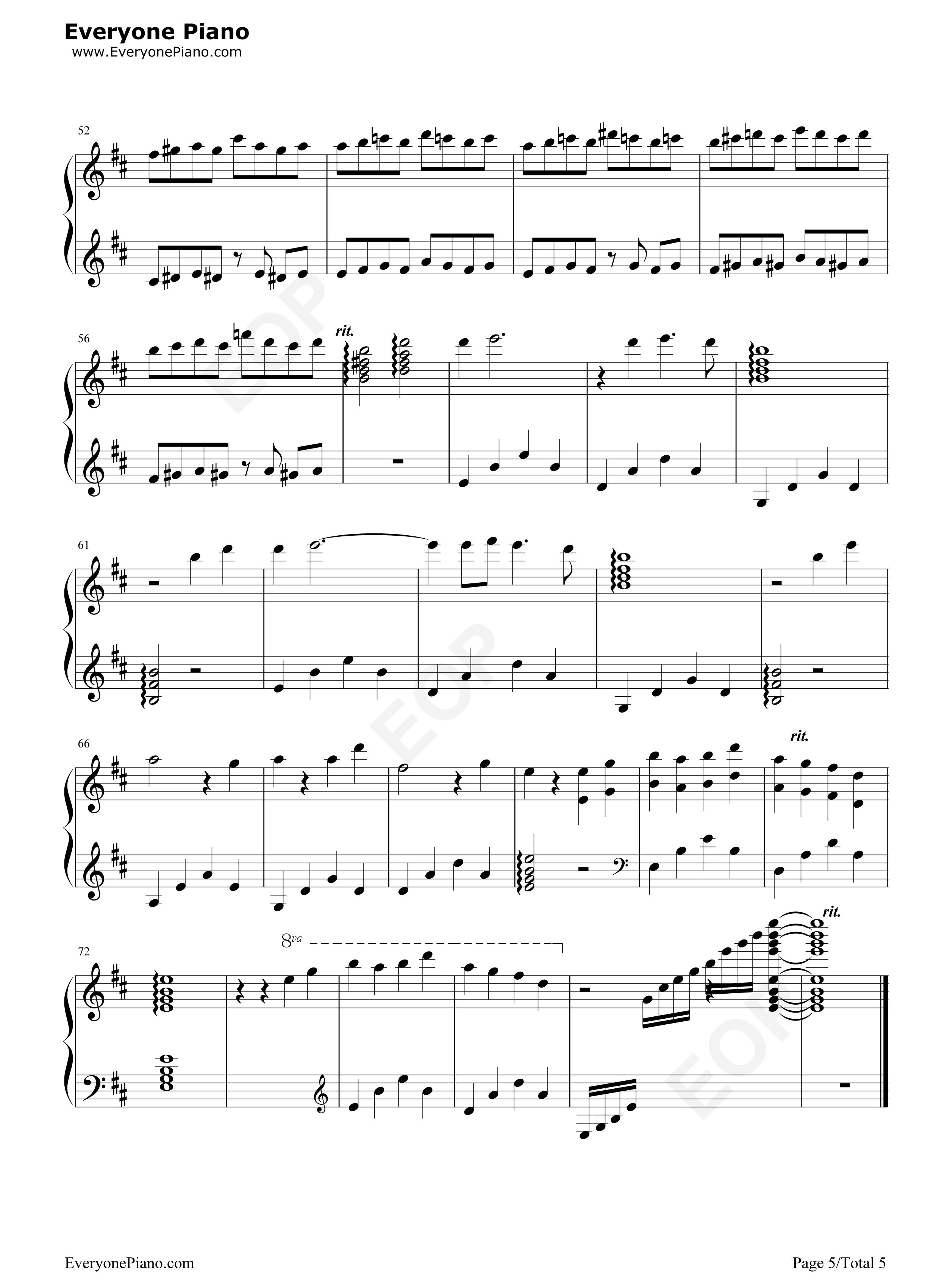 初心钢琴谱_方岽清