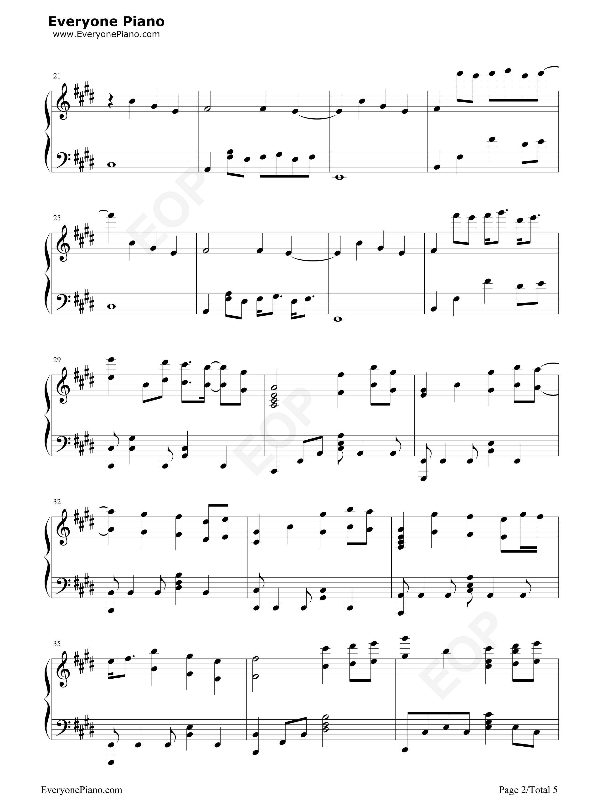 Can_We_Kiss_Forever钢琴谱_Kina_Adriana_Proenza