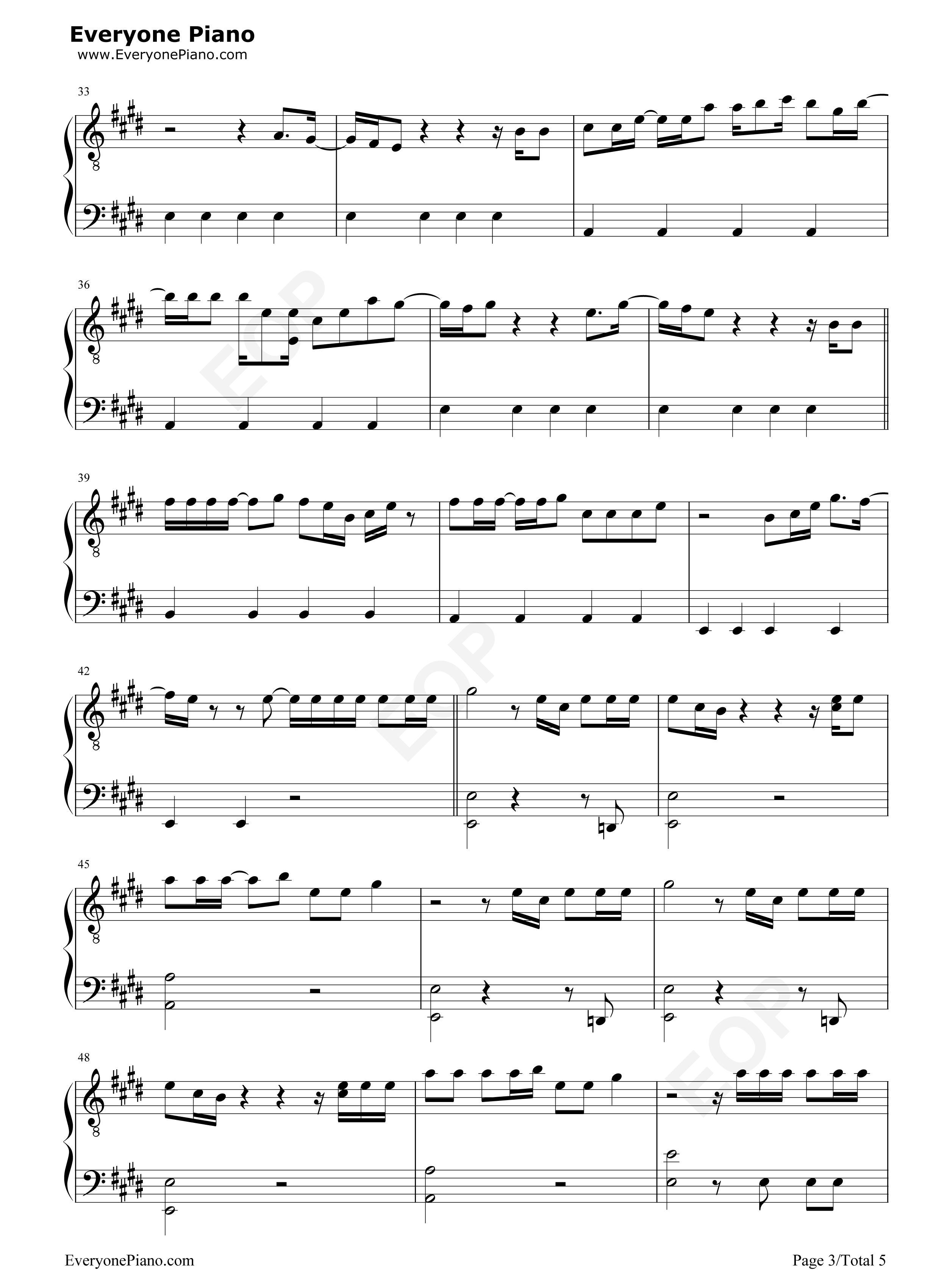 What_a_Man_Gotta_Do钢琴谱_Jonas_Brothers