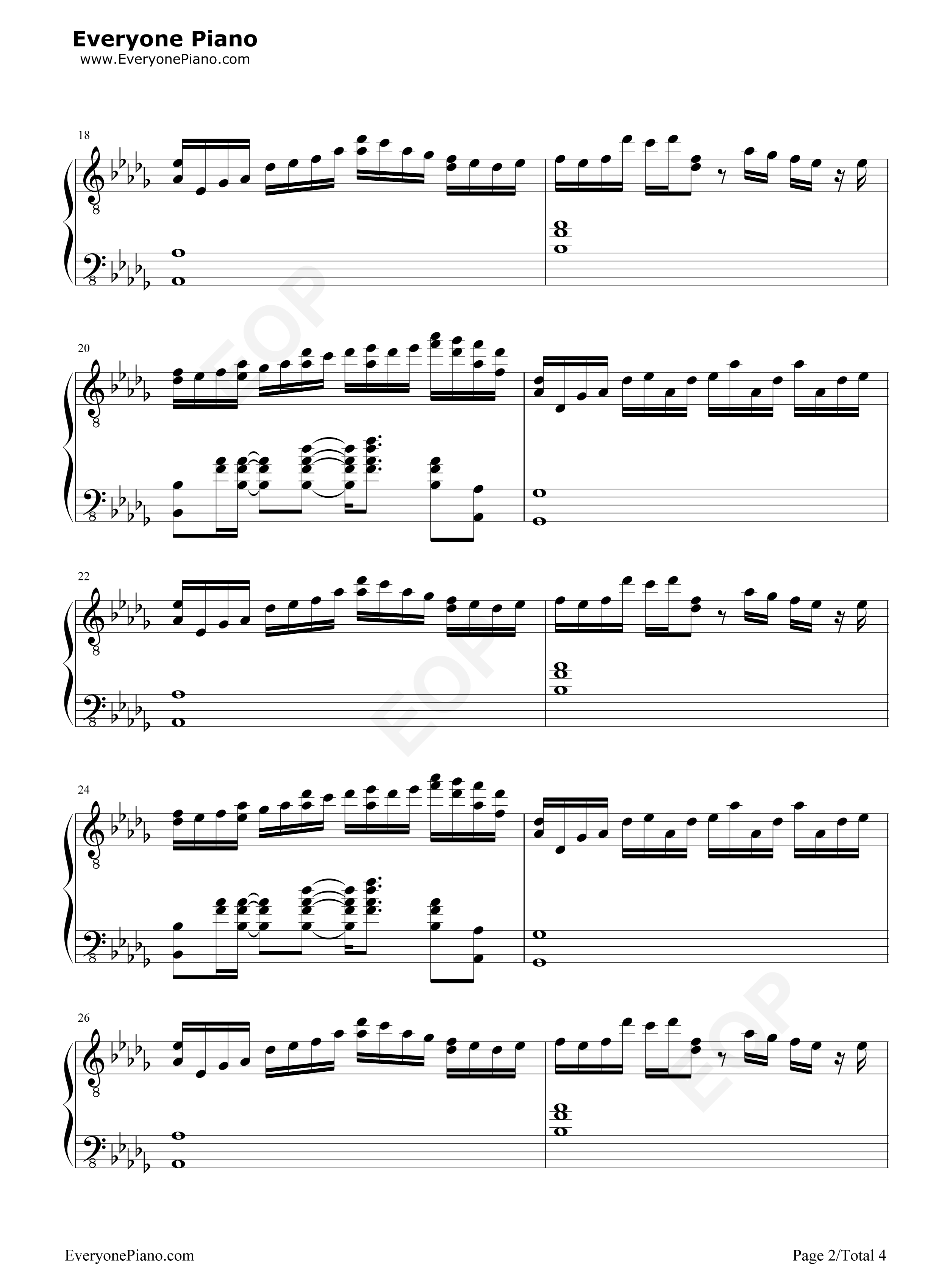 Nightfall钢琴谱_Rayark