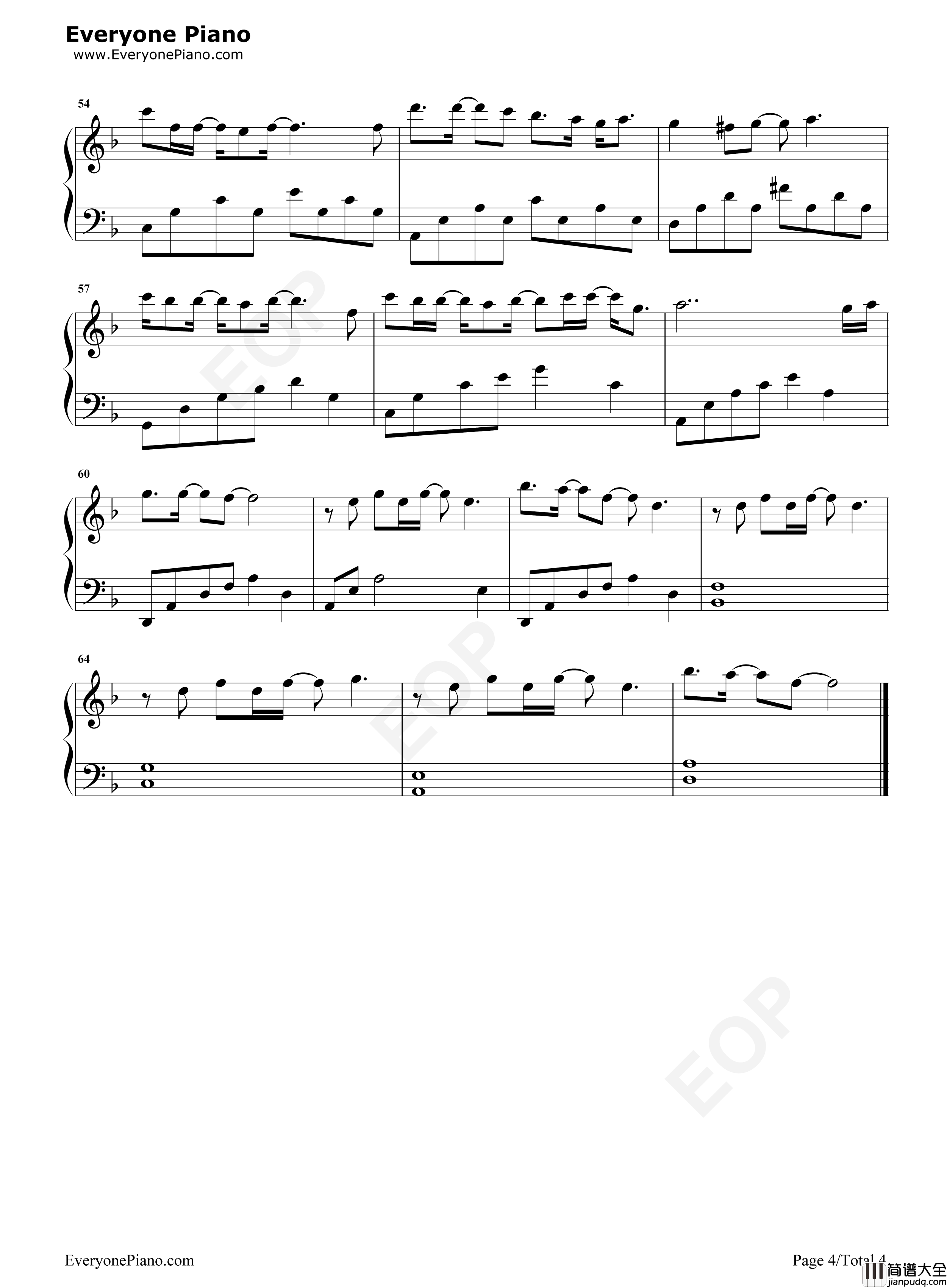 左手的温暖钢琴谱_何弈晨