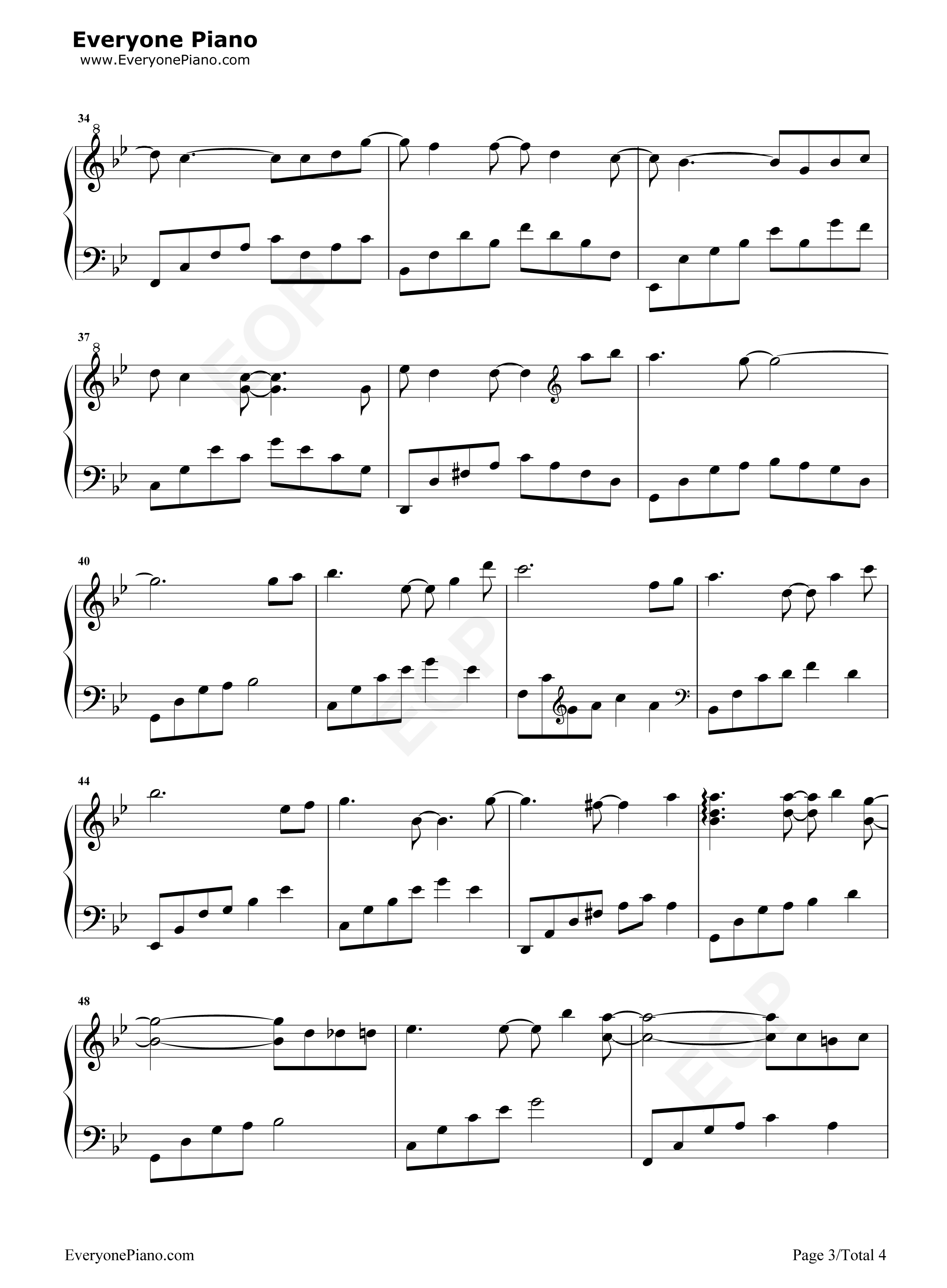 在一起的时光钢琴谱_赵海洋