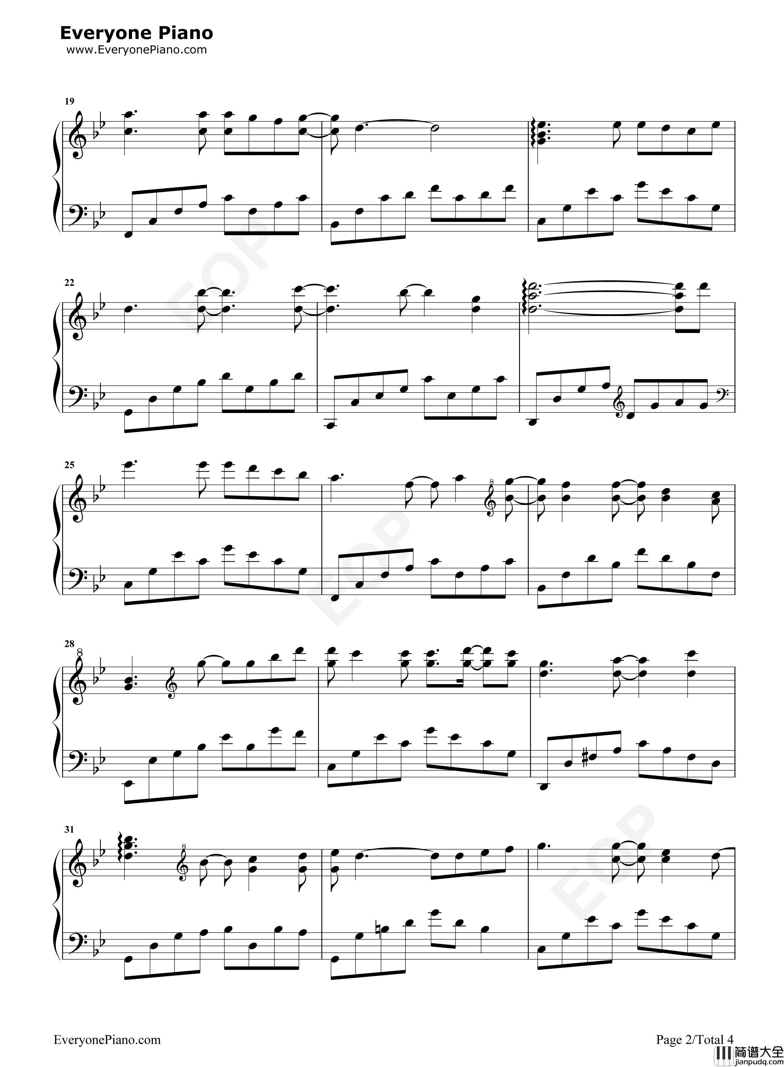 在一起的时光钢琴谱_赵海洋