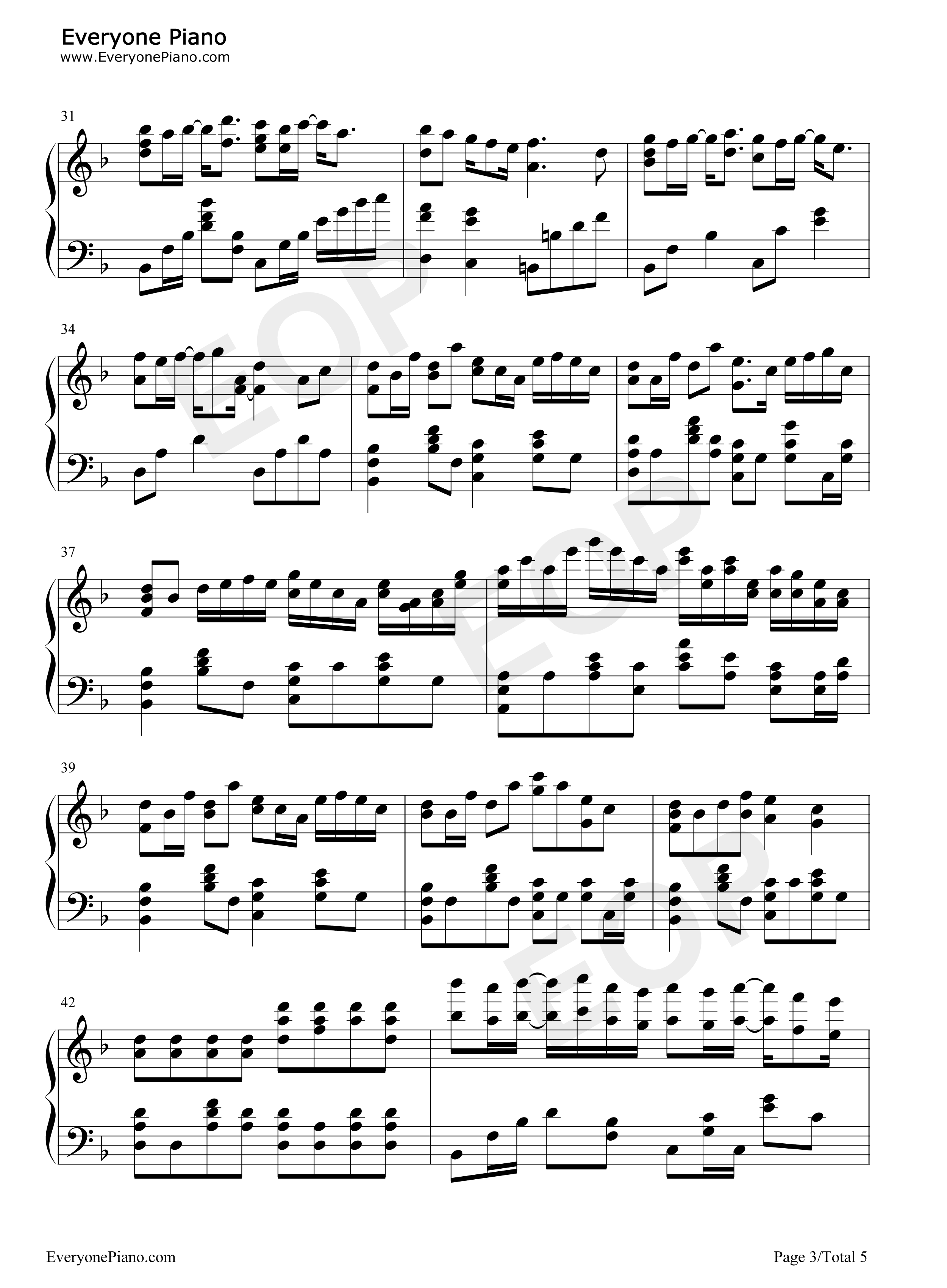 Half_of_Sweet钢琴谱_Music゛◆伤逝ゝ