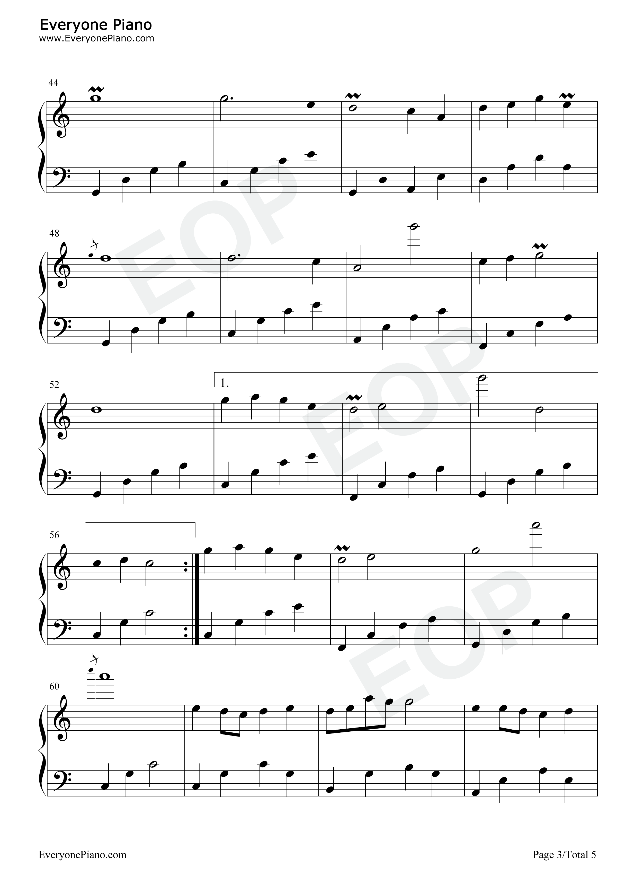 桃花笑钢琴谱_洛天依_言和_乐正绫