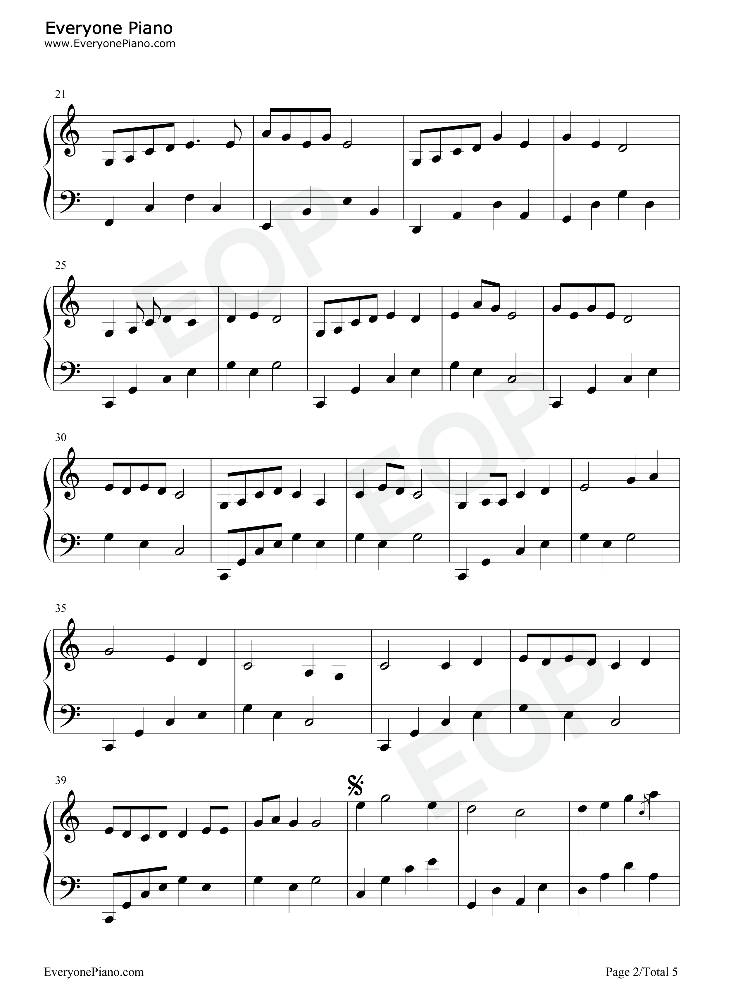 桃花笑钢琴谱_洛天依_言和_乐正绫