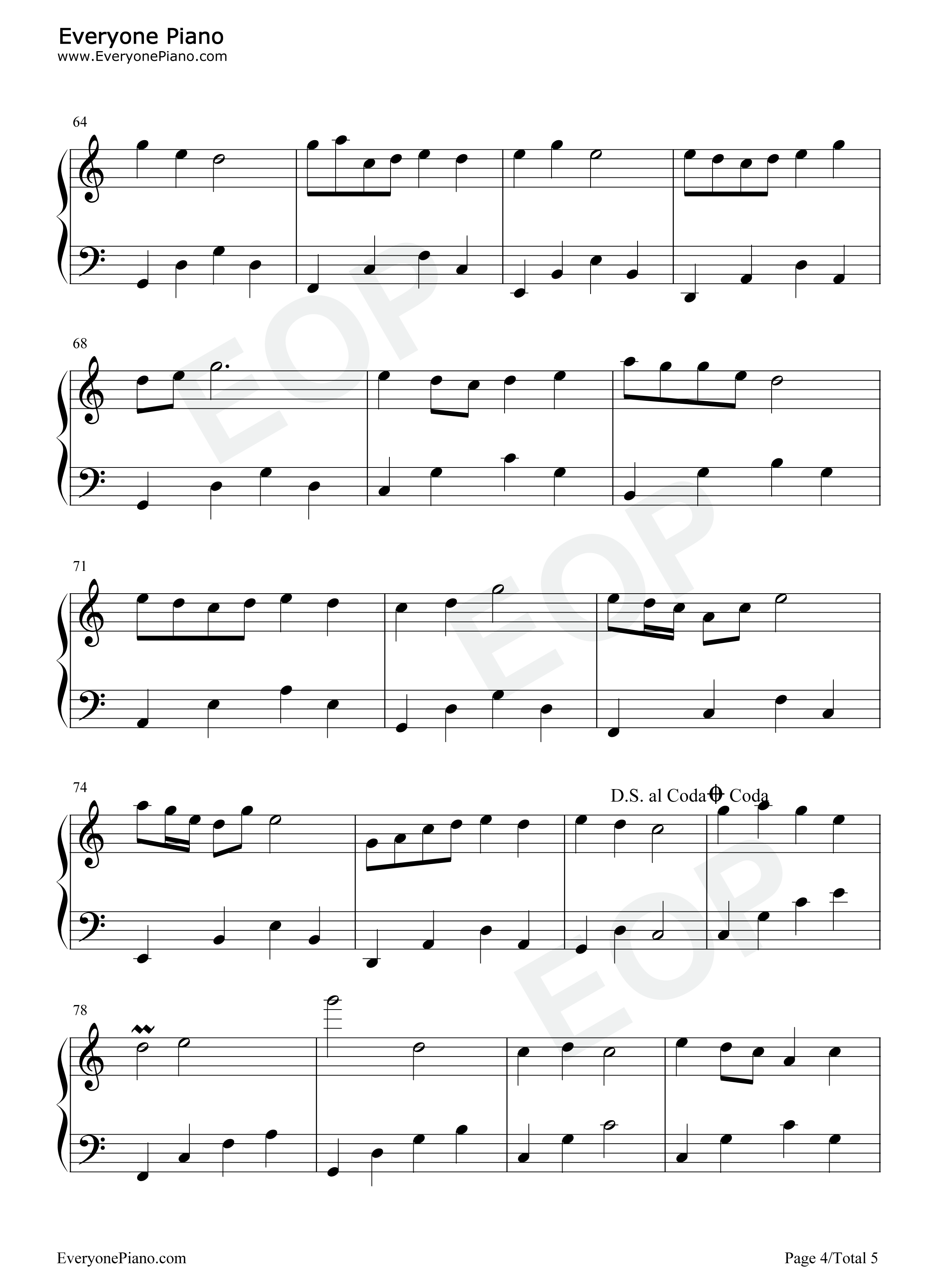 桃花笑钢琴谱_洛天依_言和_乐正绫