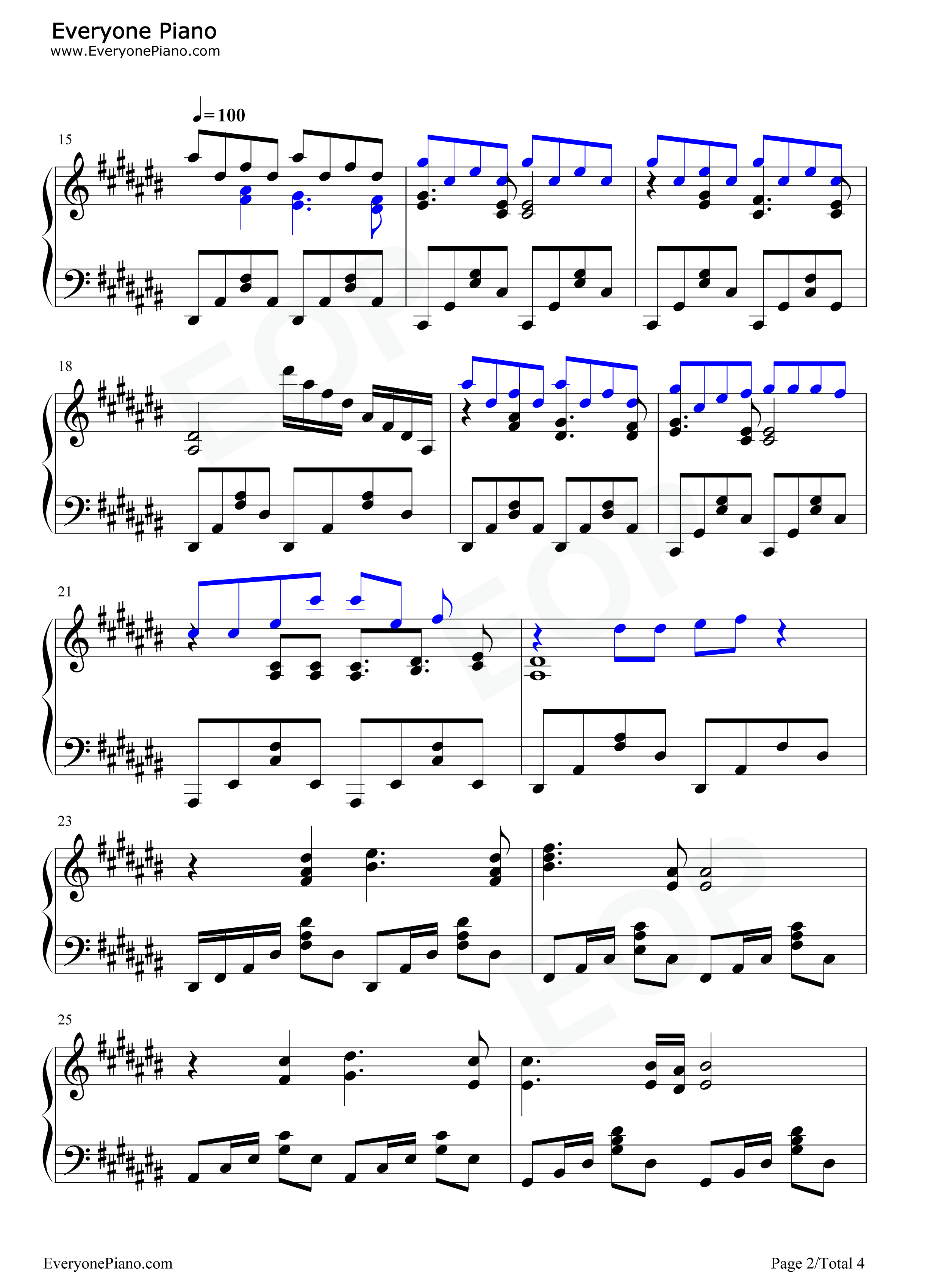 姜子牙钢琴谱_张杰