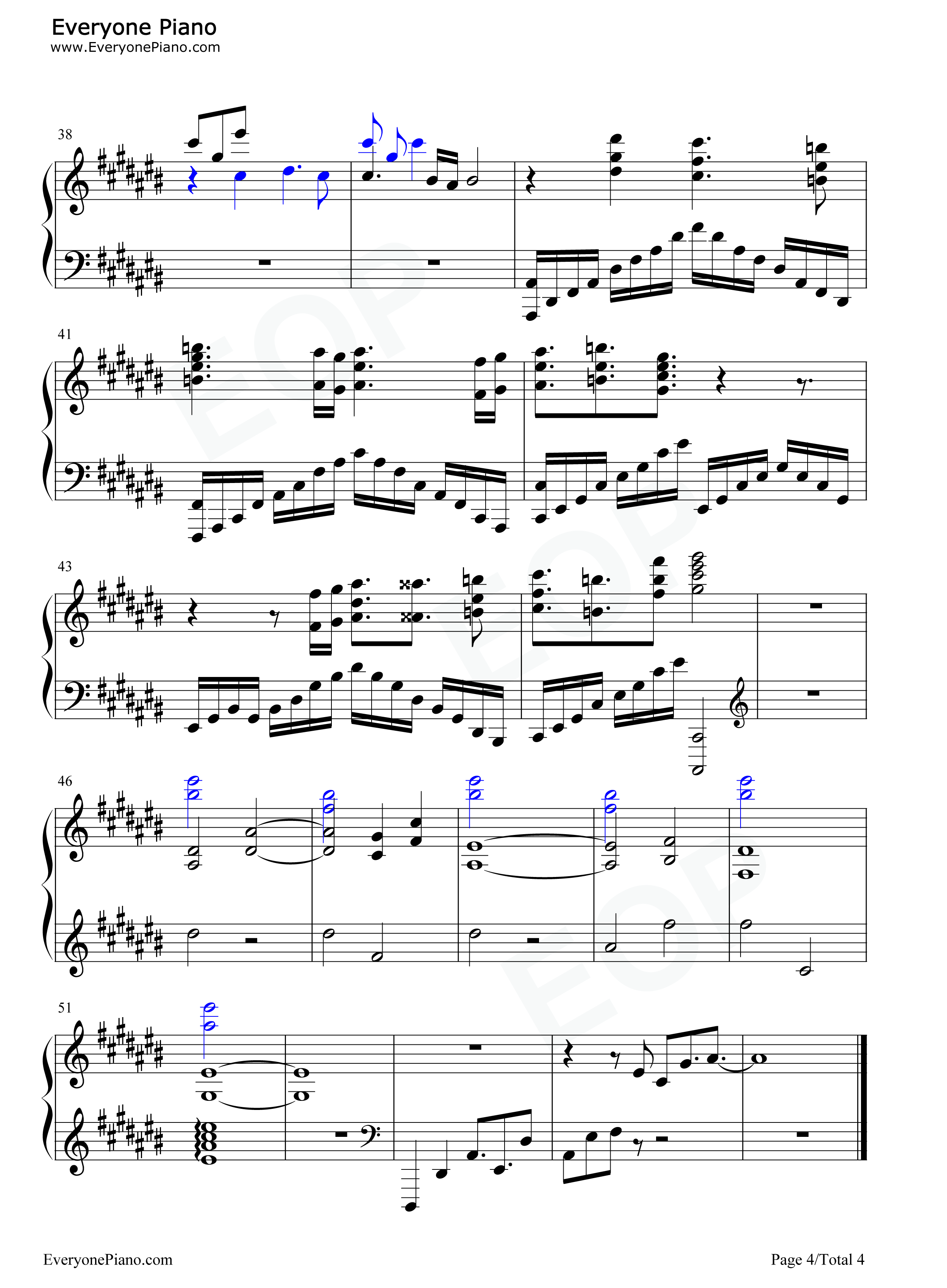 姜子牙钢琴谱_张杰