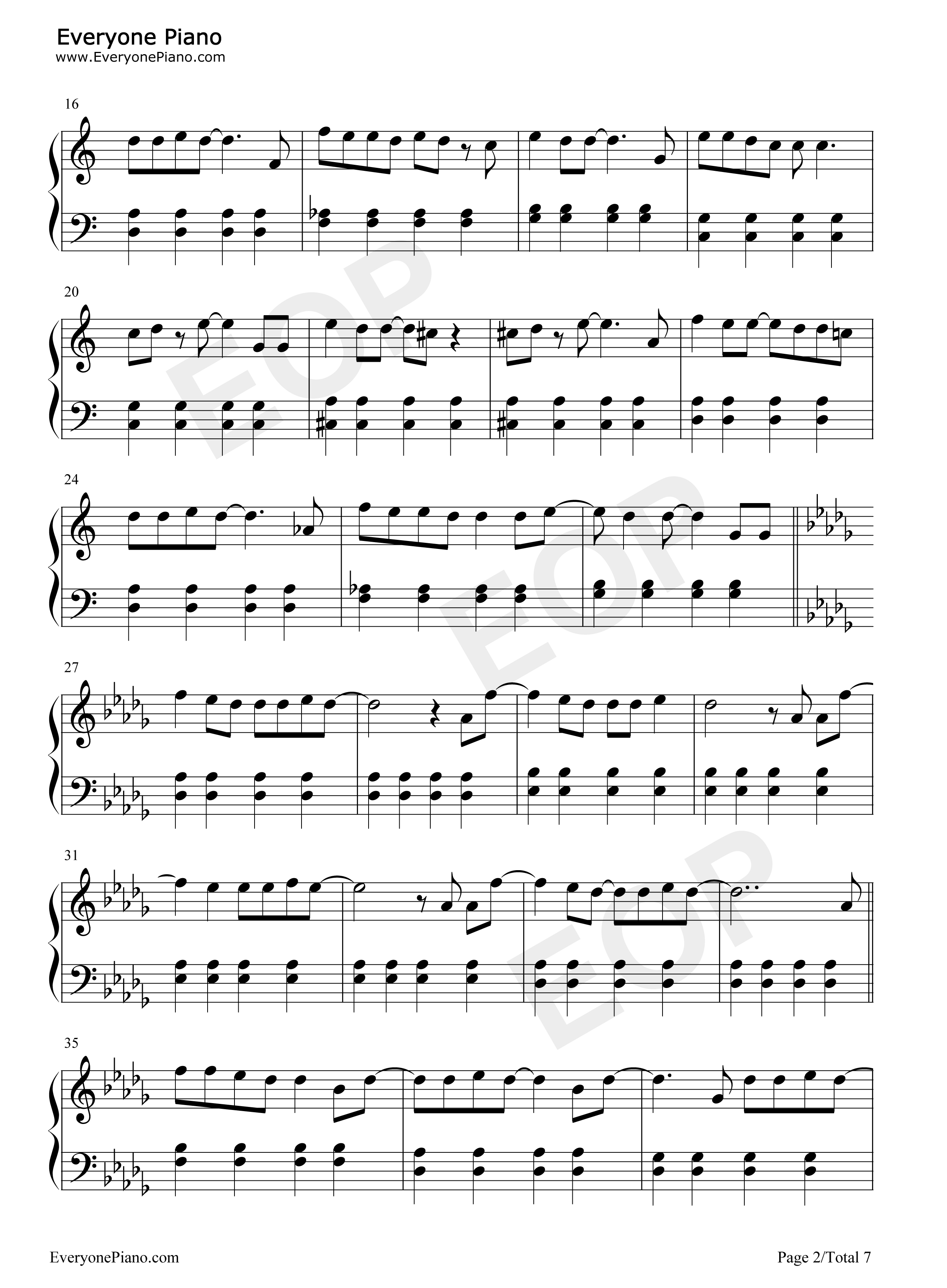 Im_Gonna_Love_Me_Again钢琴谱_Elton_John_Taron_Egerton