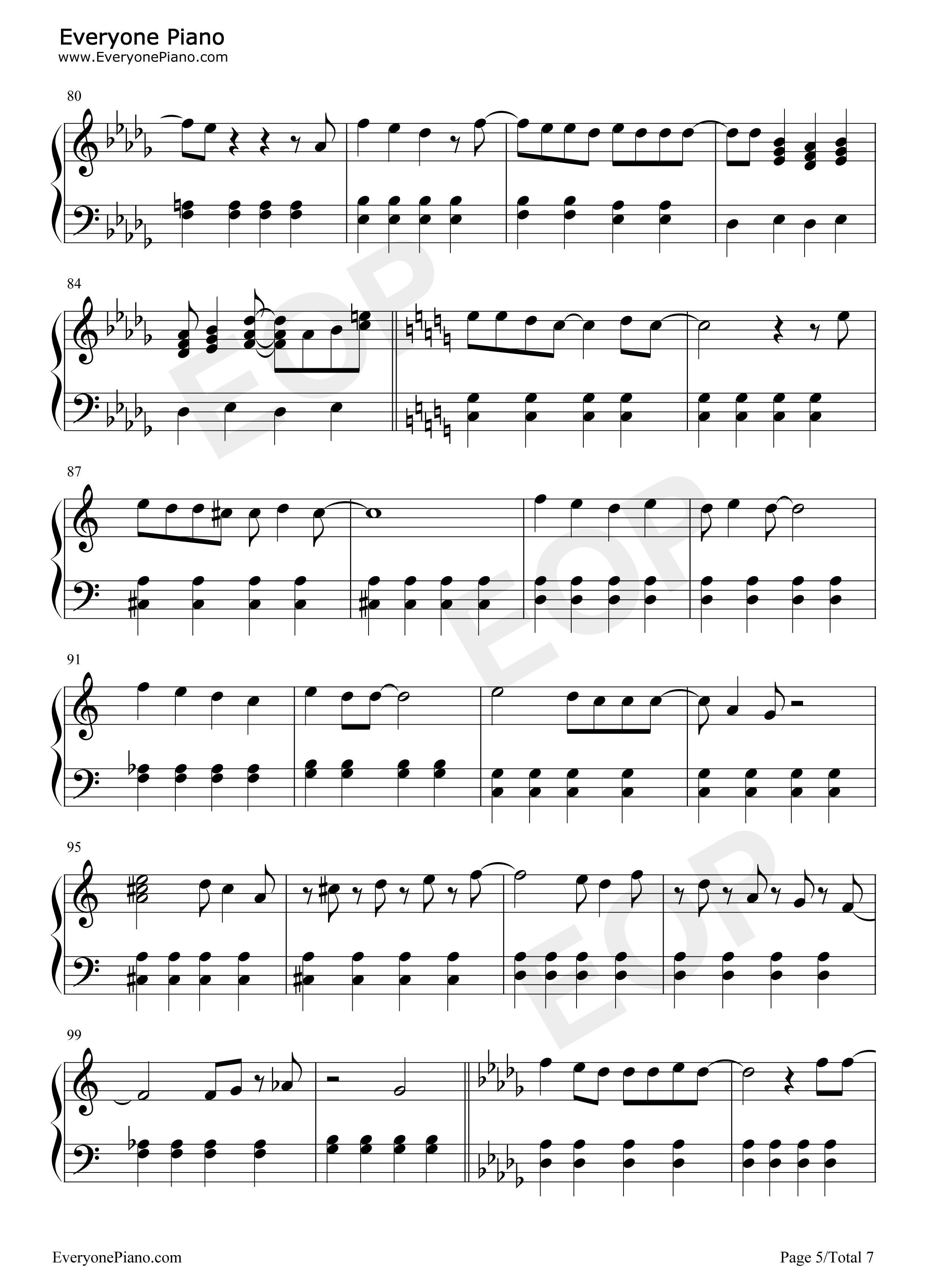 Im_Gonna_Love_Me_Again钢琴谱_Elton_John_Taron_Egerton