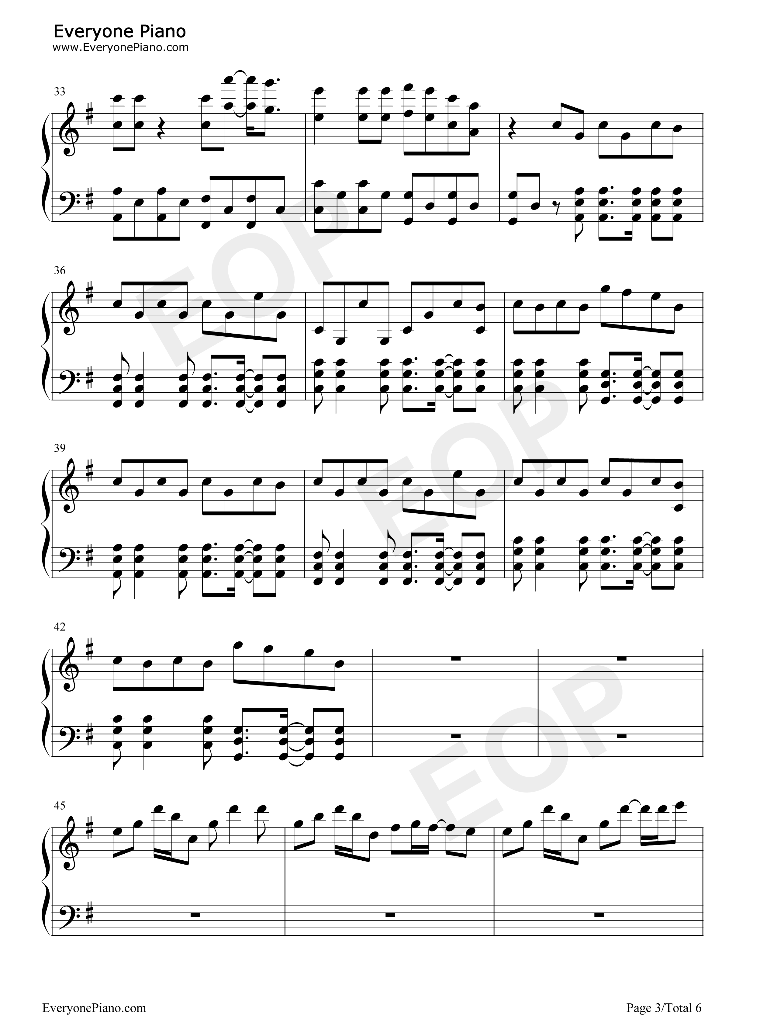 Sunburst钢琴谱_Tobu_Itro