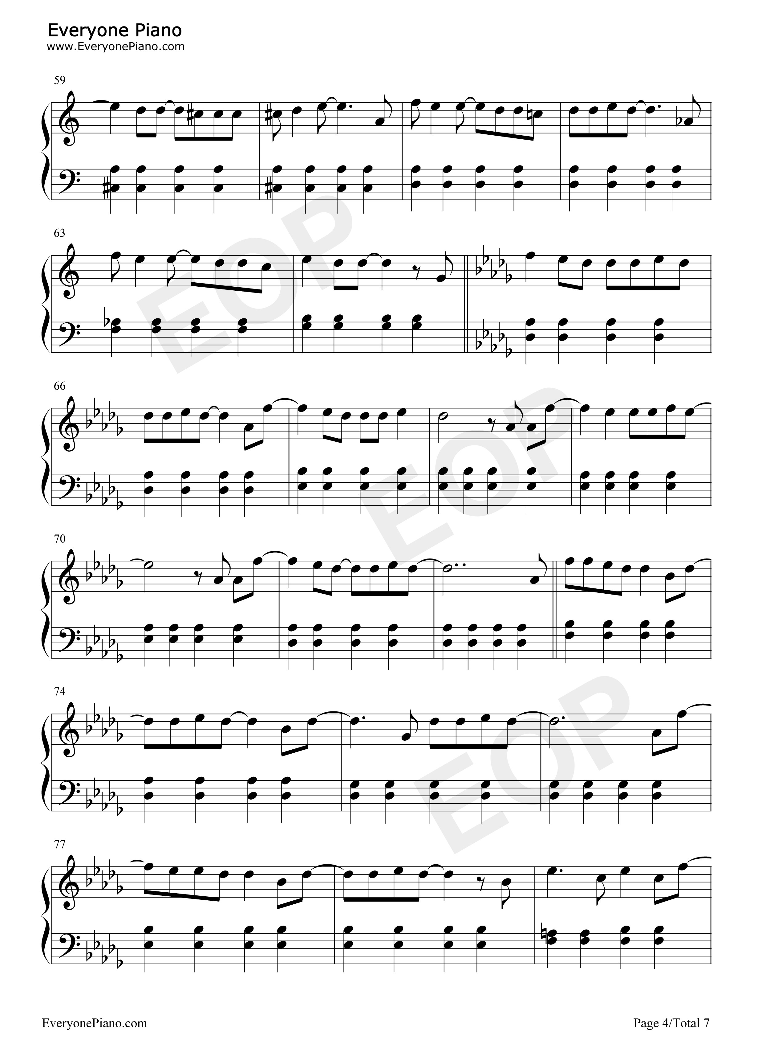 Im_Gonna_Love_Me_Again钢琴谱_Elton_John_Taron_Egerton