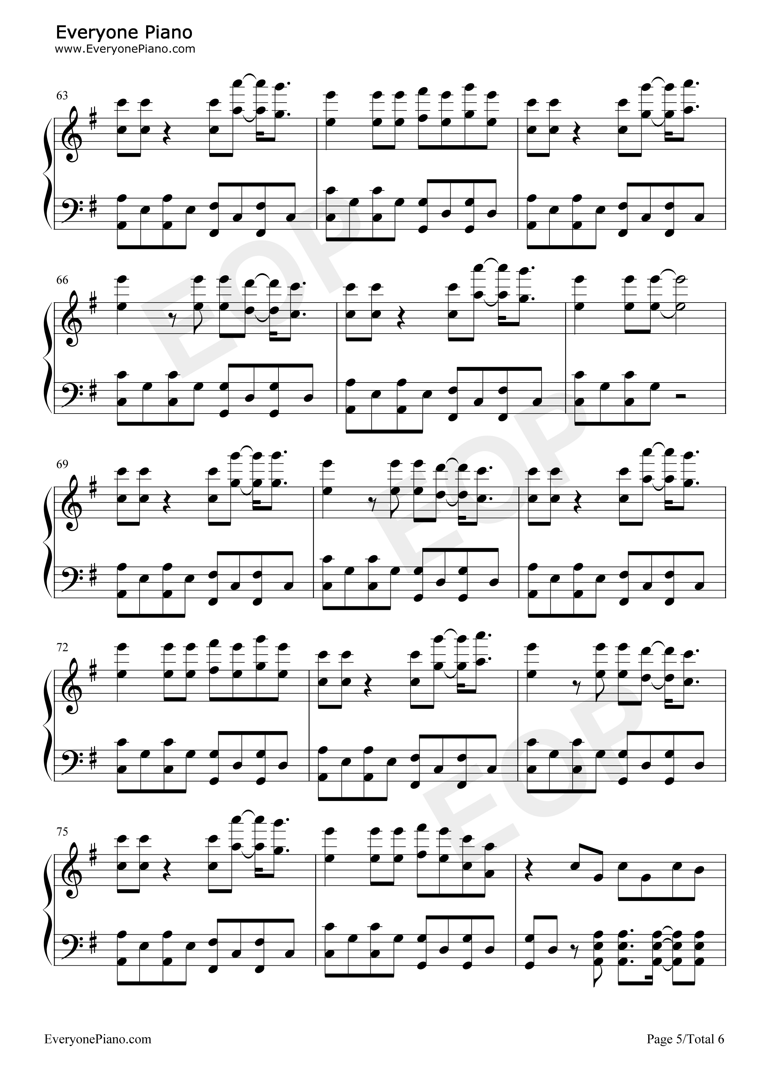 Sunburst钢琴谱_Tobu_Itro