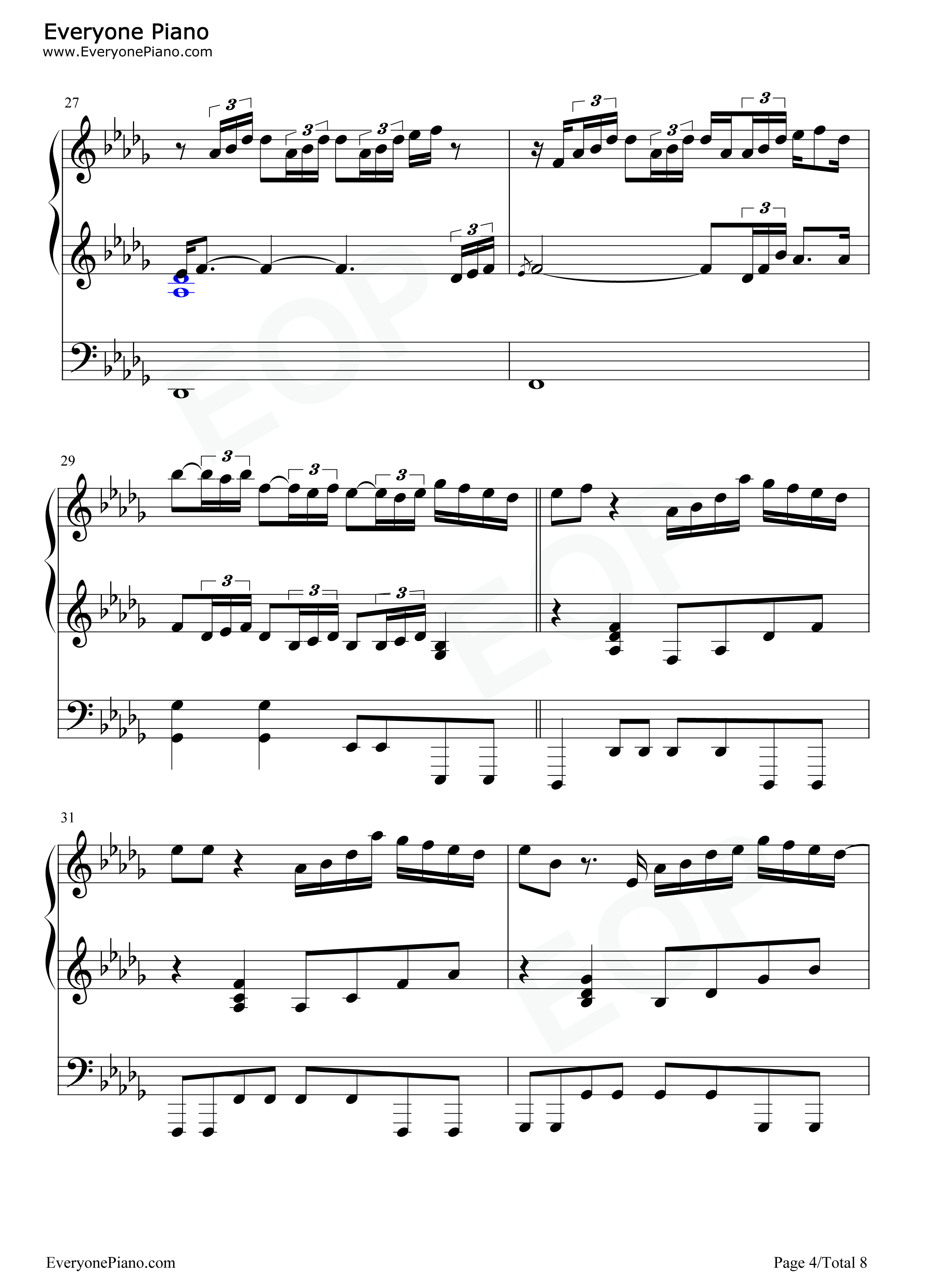 Speechless钢琴谱_Dan_+_Shay