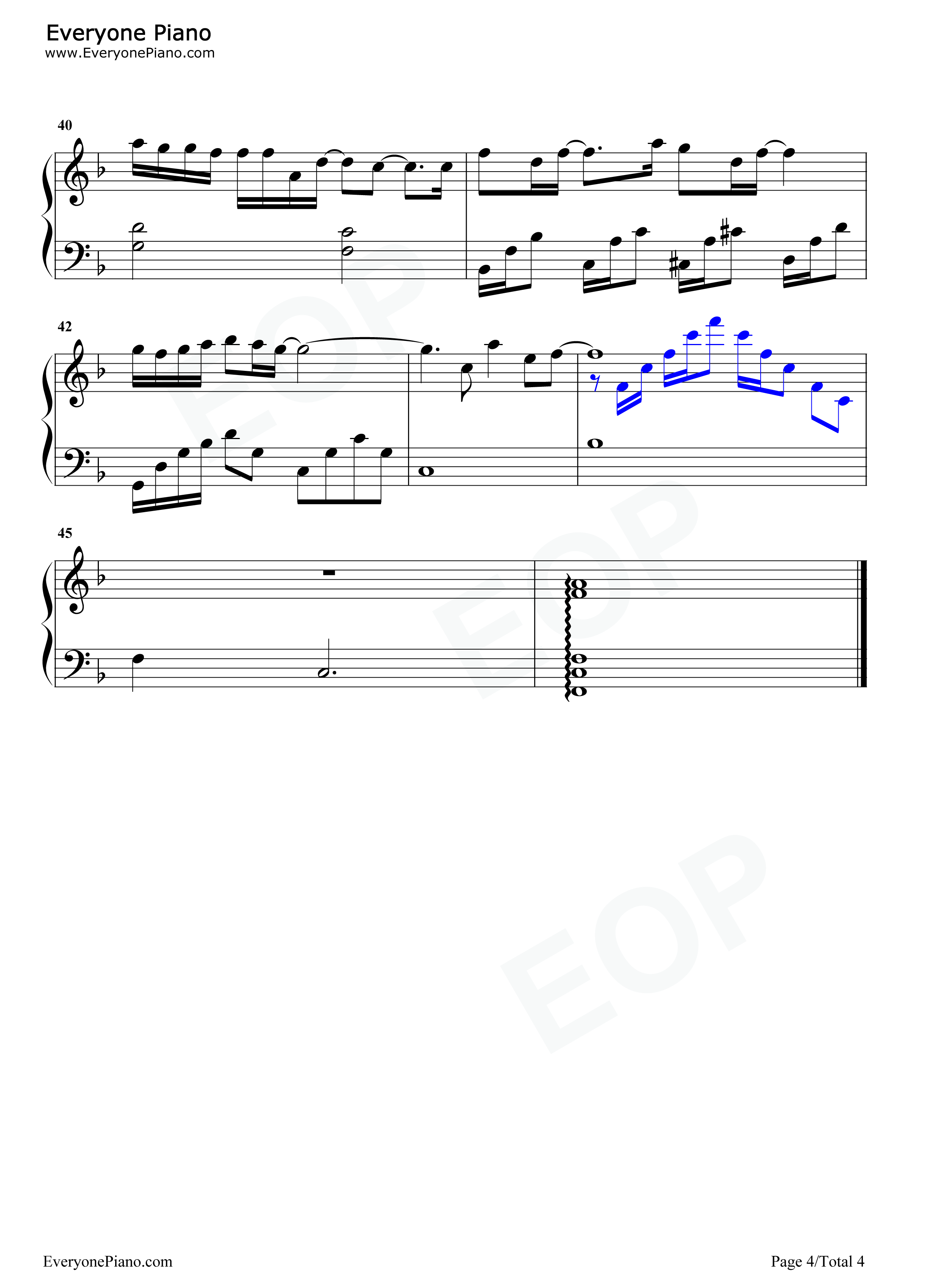 知晚钢琴谱_叶炫清