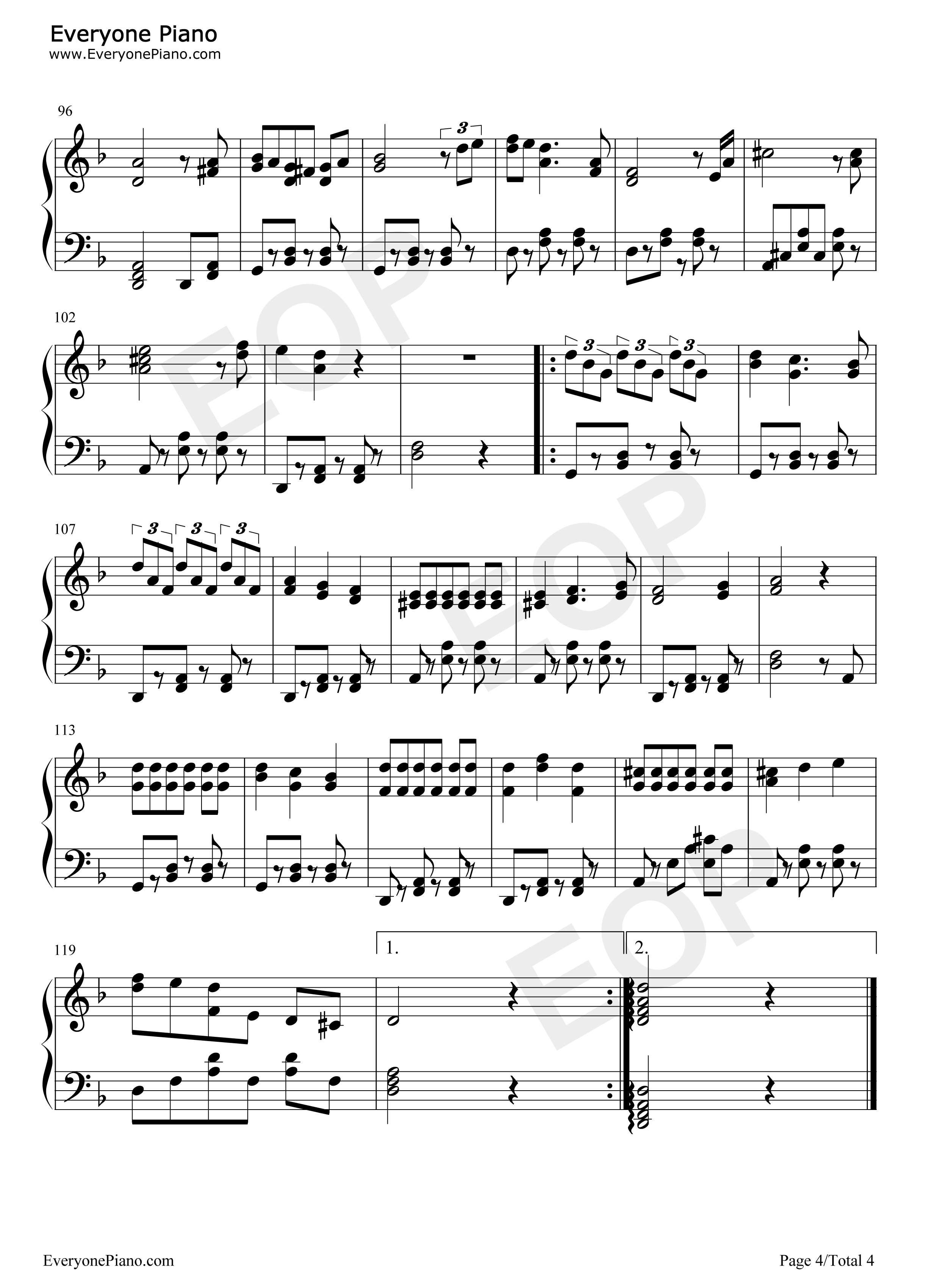 El_Sol_se_Recuesta钢琴谱_Edison