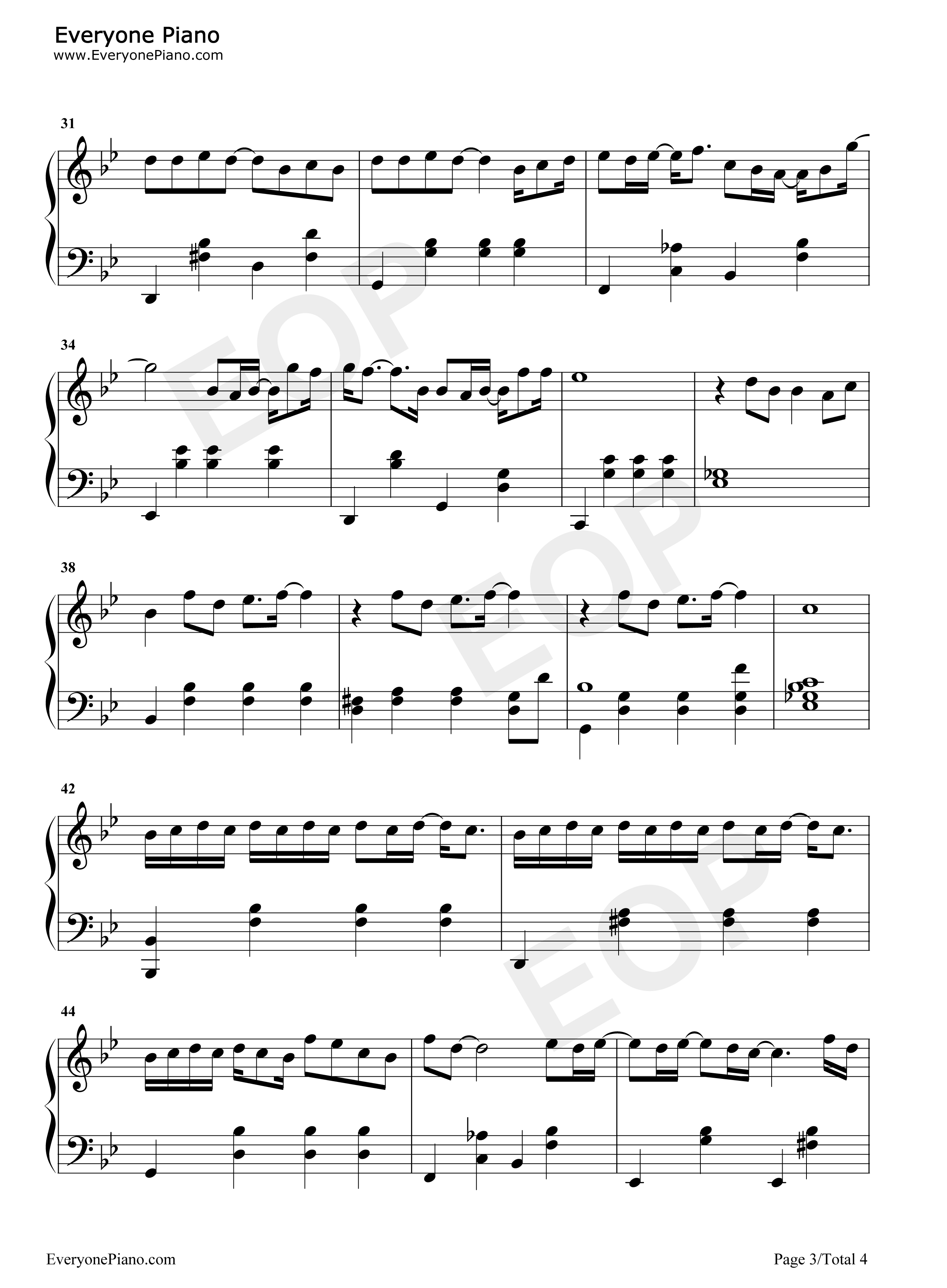 看见你的声音钢琴谱_陈零九