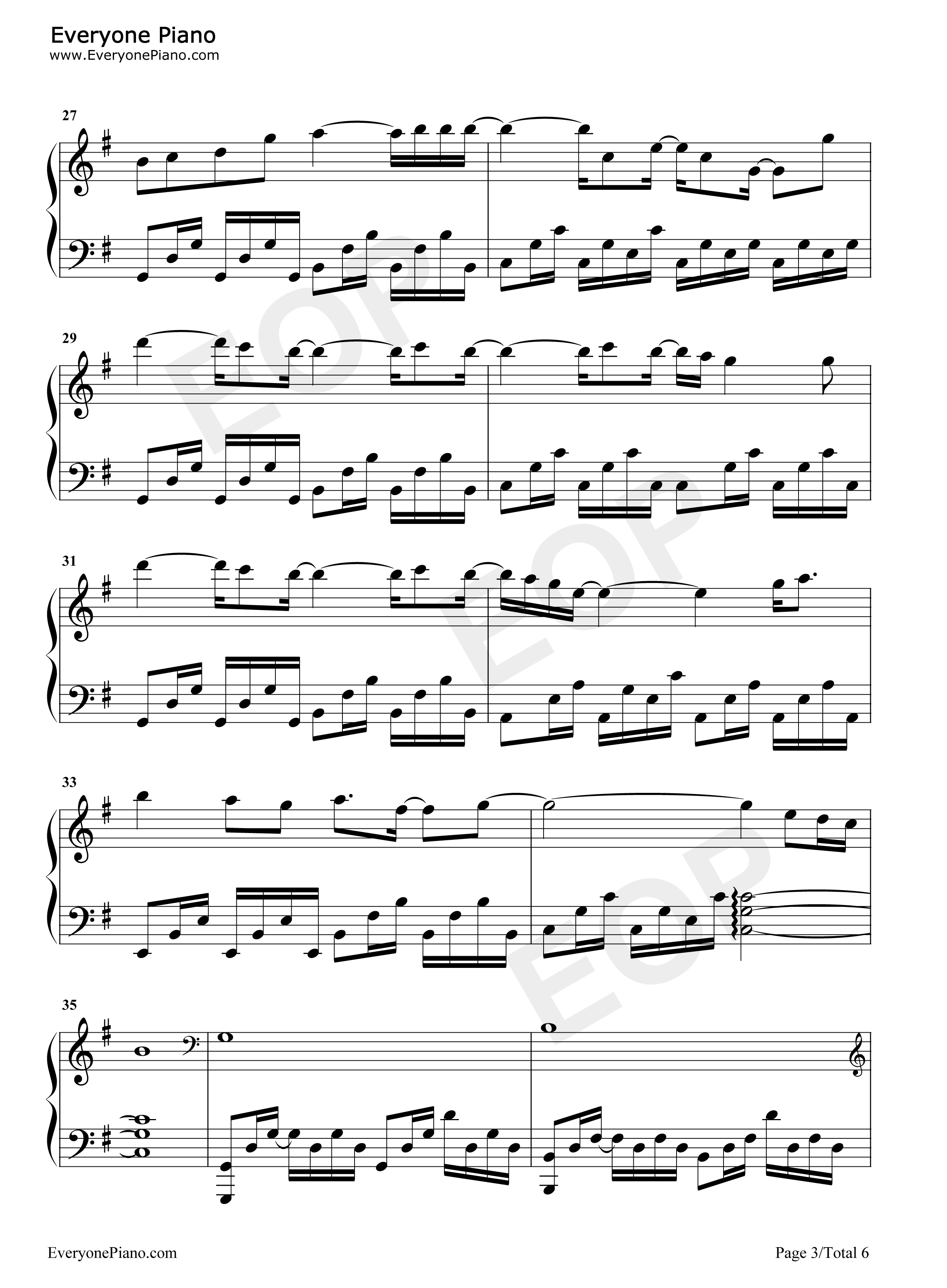 Someday_or_One_Day钢琴谱_孙盛希