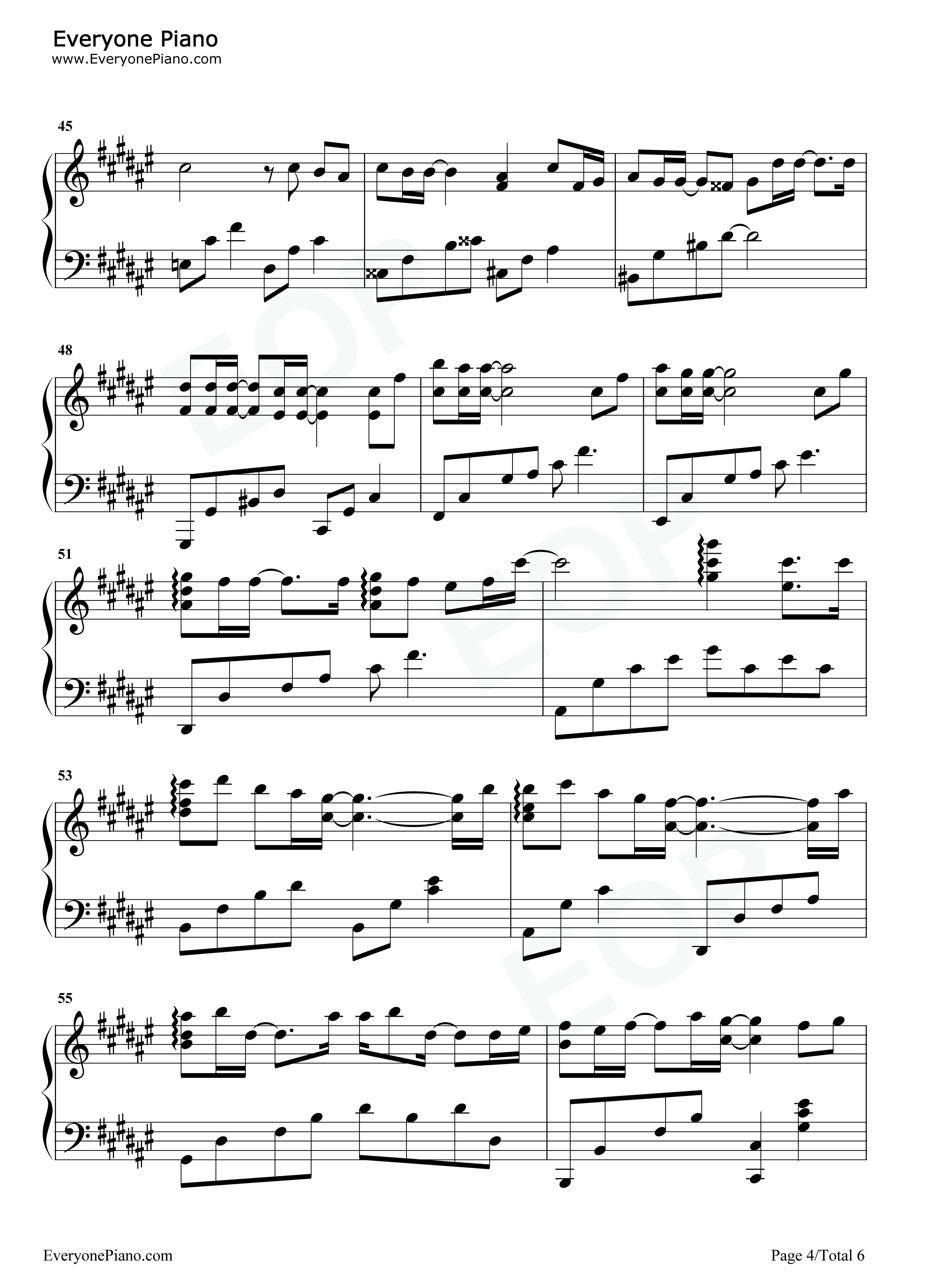 愿得一心人钢琴谱_周深